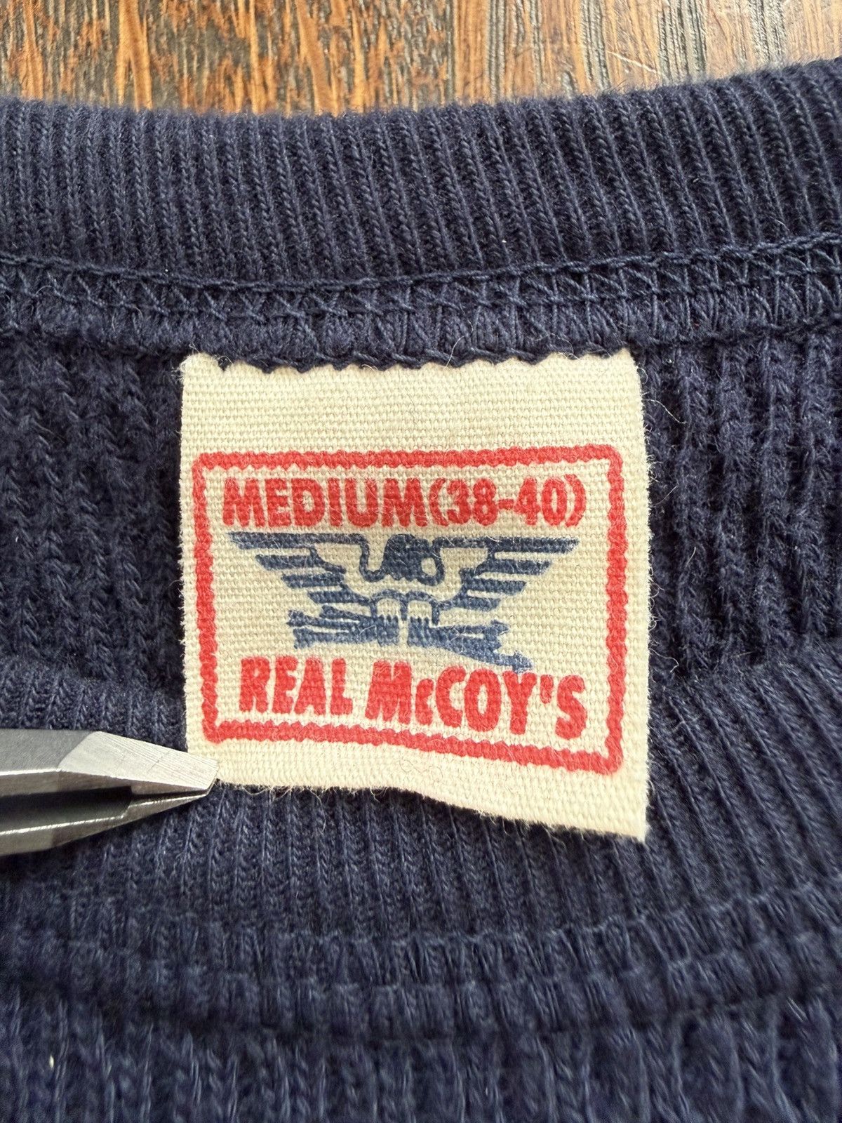 The Real McCoy's Military Thermal Navy sz M Size US M / EU 48-50 / 2 - 3 Thumbnail