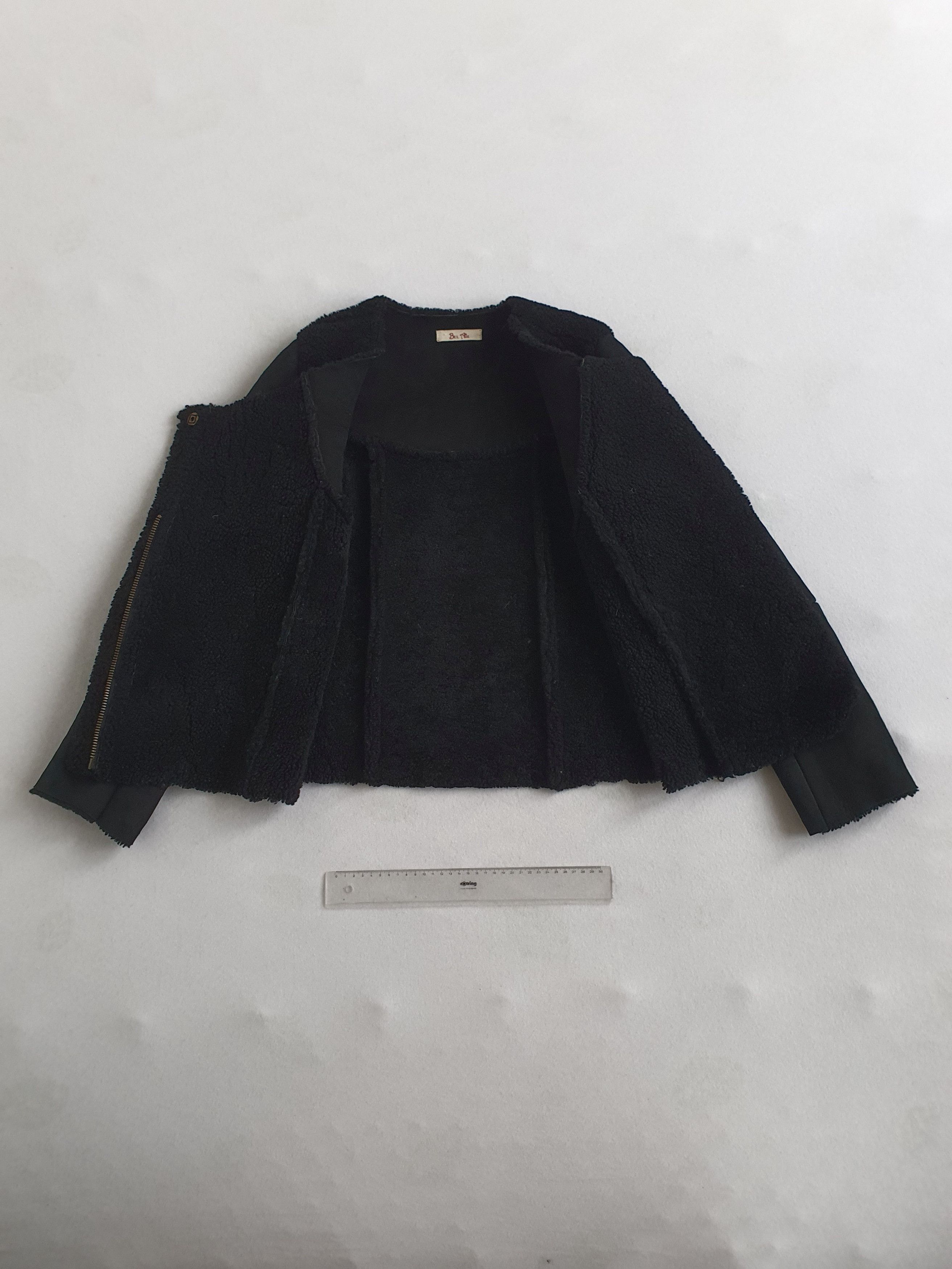 Genuine Leather BEL AIR Shearling Jacket Coat - Sz FR T2 (Medium) Size M / US 6-8 / IT 42-44 - 4 Thumbnail