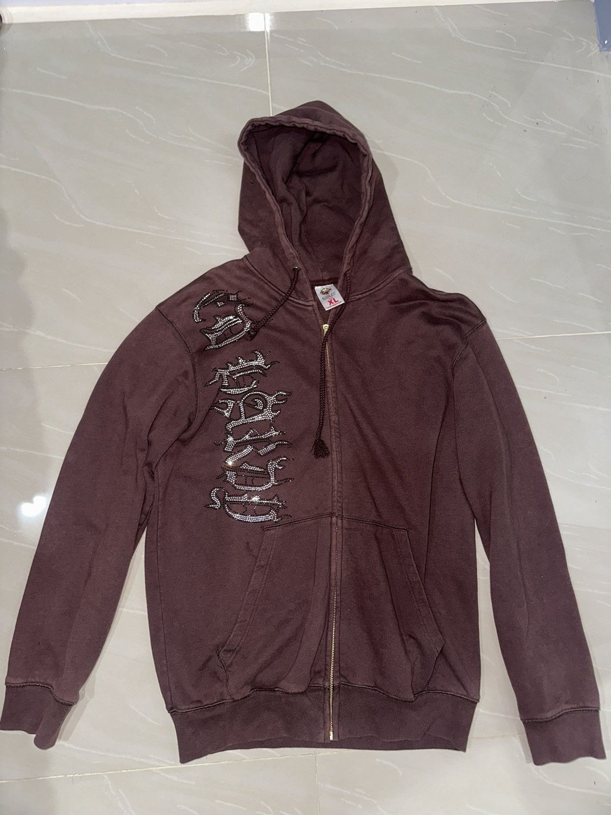 Ed Hardy × Vintage Vintage Ed Hardy hoodie Size US XL / EU 56 / 4 - 2 Thumbnail