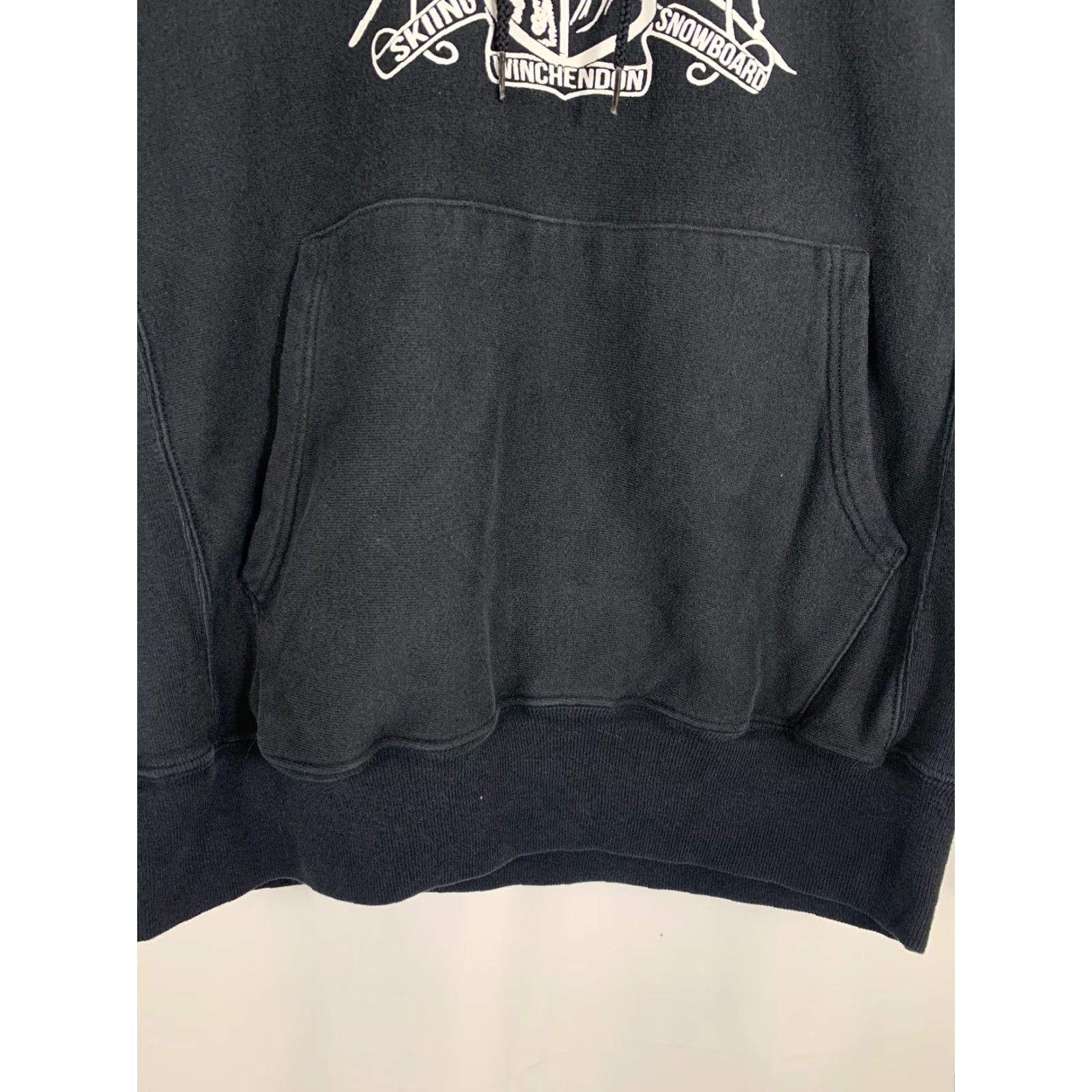 Champion Champions Hoodie Mens Medium Black Pullover Reversible Skiing Winchendon Size US M / EU 48-50 / 2 - 6 Thumbnail