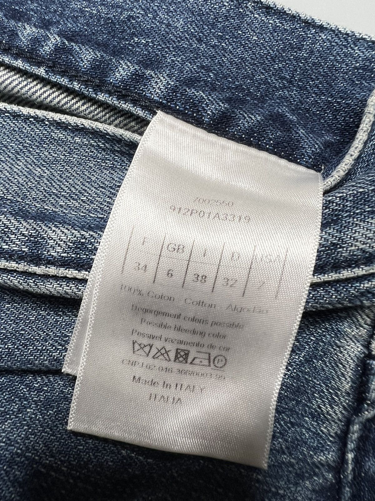 Dior Christian Dior S/S 19 J’adior Raw hem Boyfriend Jeans Size 25" / US 0 / IT 36 - 11 Thumbnail