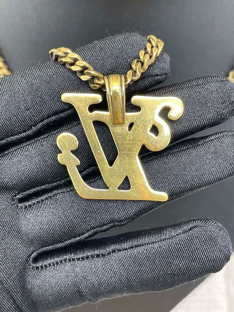 Louis Vuitton Louis Vuitton Nigo logo necklace Size ONE SIZE - 5 Thumbnail