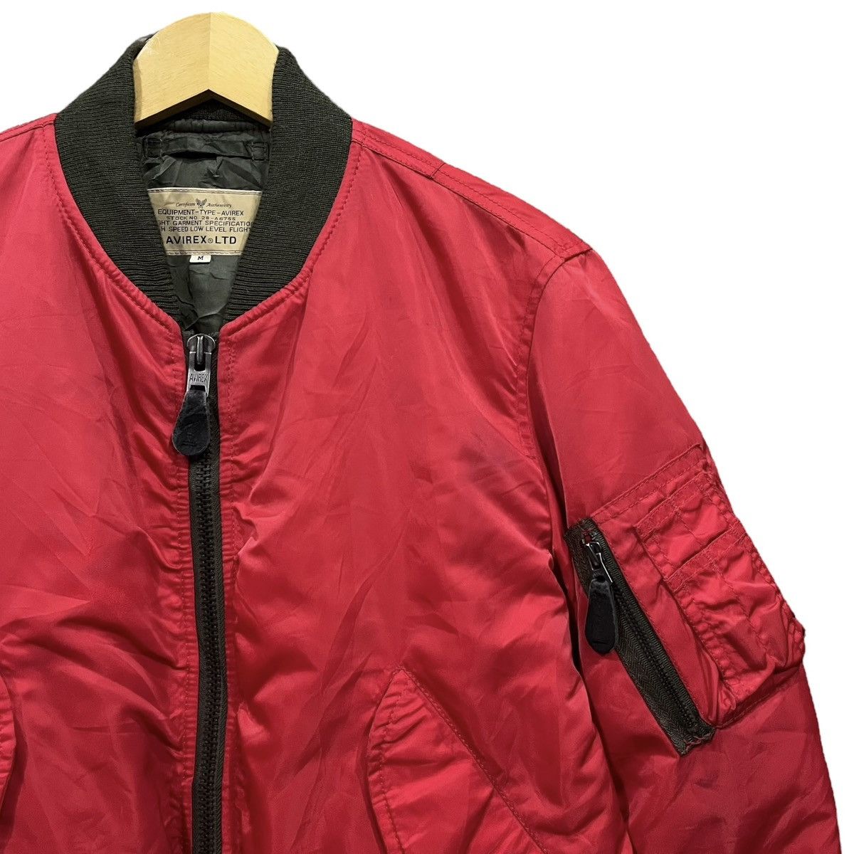 Avirex Avirex MA-1 Military Bomber Flight Jacket Red Size US M / EU 48-50 / 2 - 4 Thumbnail