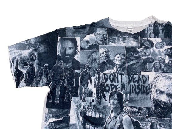 Expert Horror Rare The Walking Dead Fullprint Movie Series Tees Size US XL / EU 56 / 4 - 6 Thumbnail