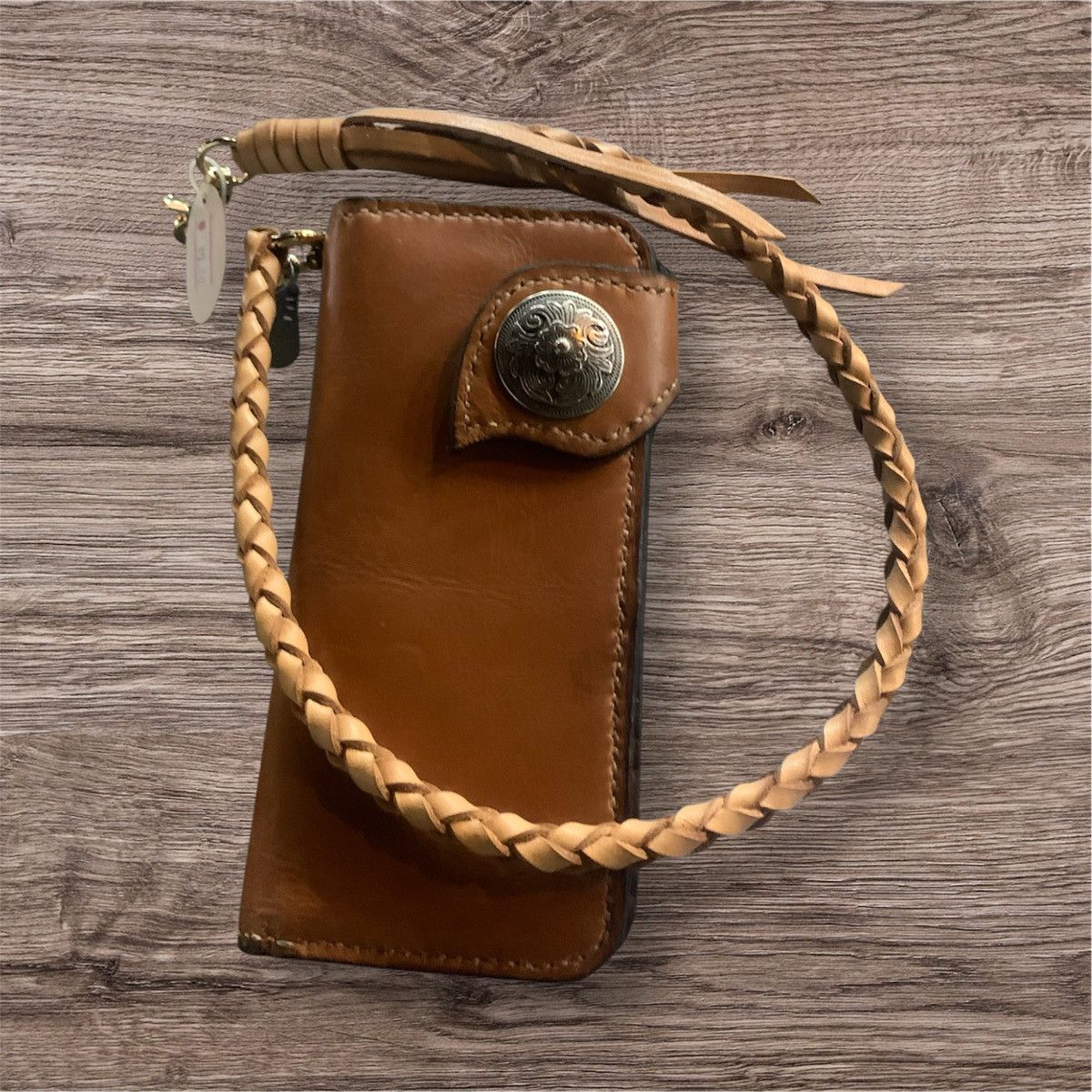 The Unbranded Brand Leather wallet - Custom long Wallet Size ONE SIZE - 1 Thumbnail