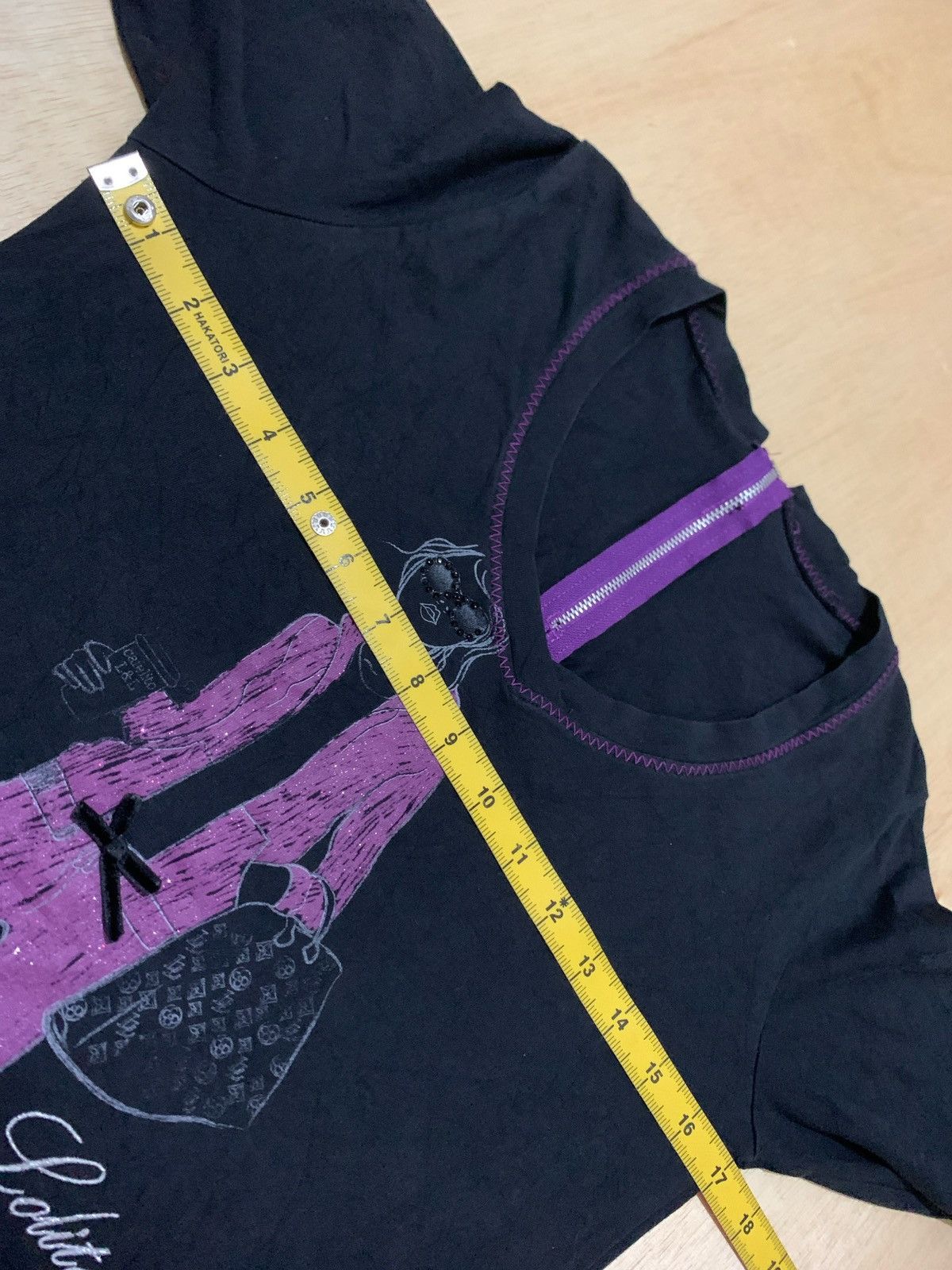 Hysteric Glamour × If Six Was Nine × Japanese Brand Y2k Lolita&Lolos Zipper Longsleeve Size US M / EU 48-50 / 2 - 11 Thumbnail