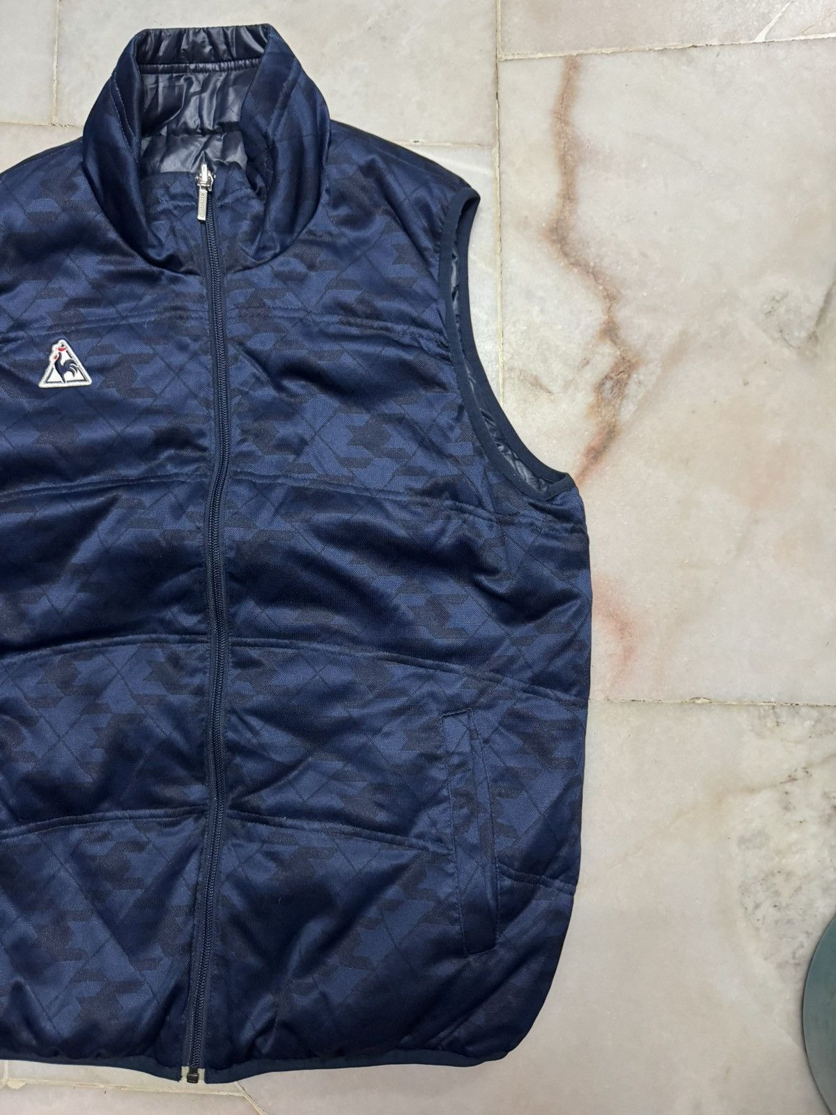 Le Coq Sportif 💥VINTAGE PUFFER VEST REVERSIBLE LE COQ SPORTIF RARE DESIGN Size US S / EU 44-46 / 1 - 9 Thumbnail