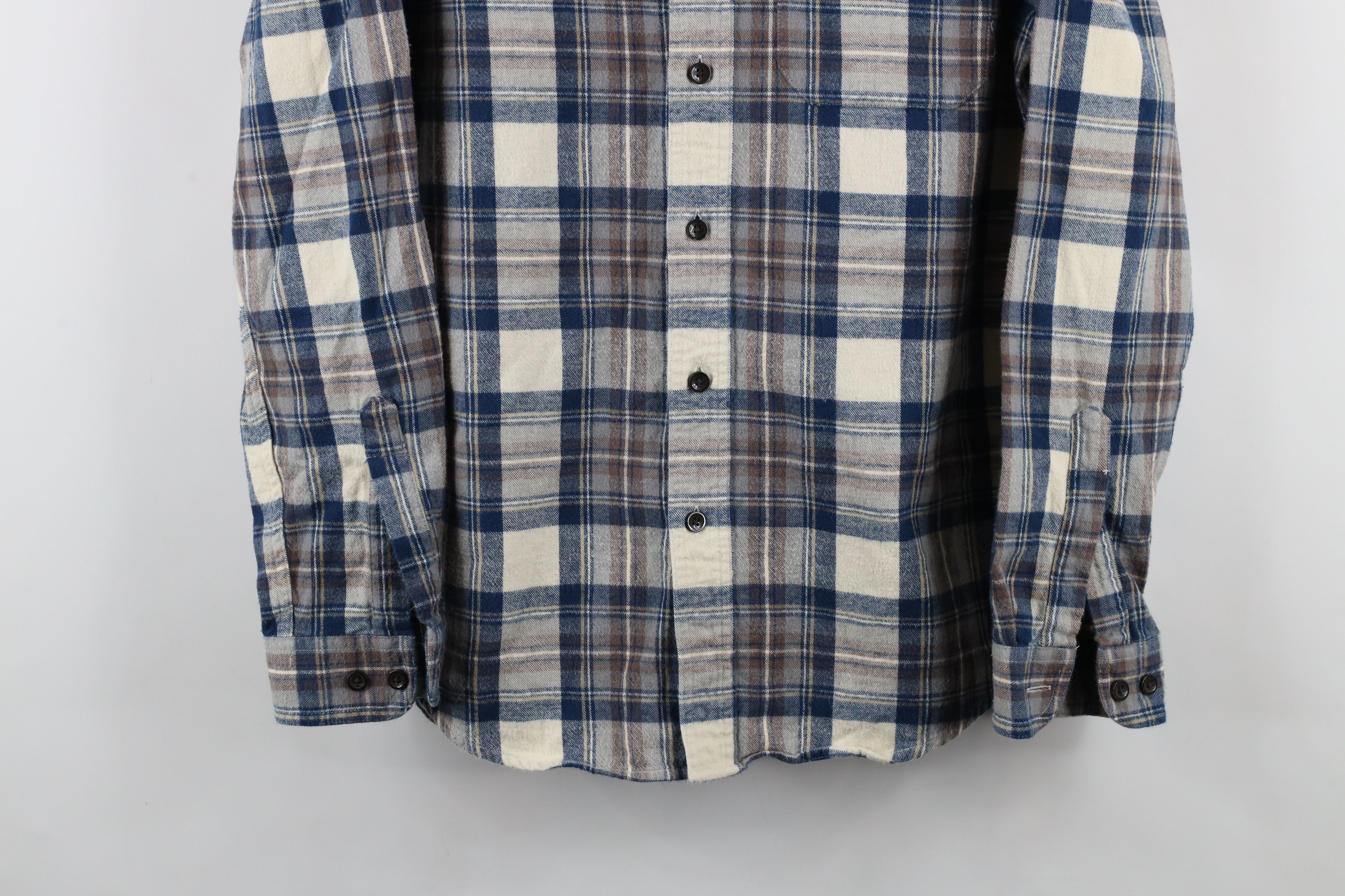 L.L. Bean × Vintage Vintage LL Bean Fitted Flannel Collared Button Down Shirt Size US M / EU 48-50 / 2 - 3 Thumbnail
