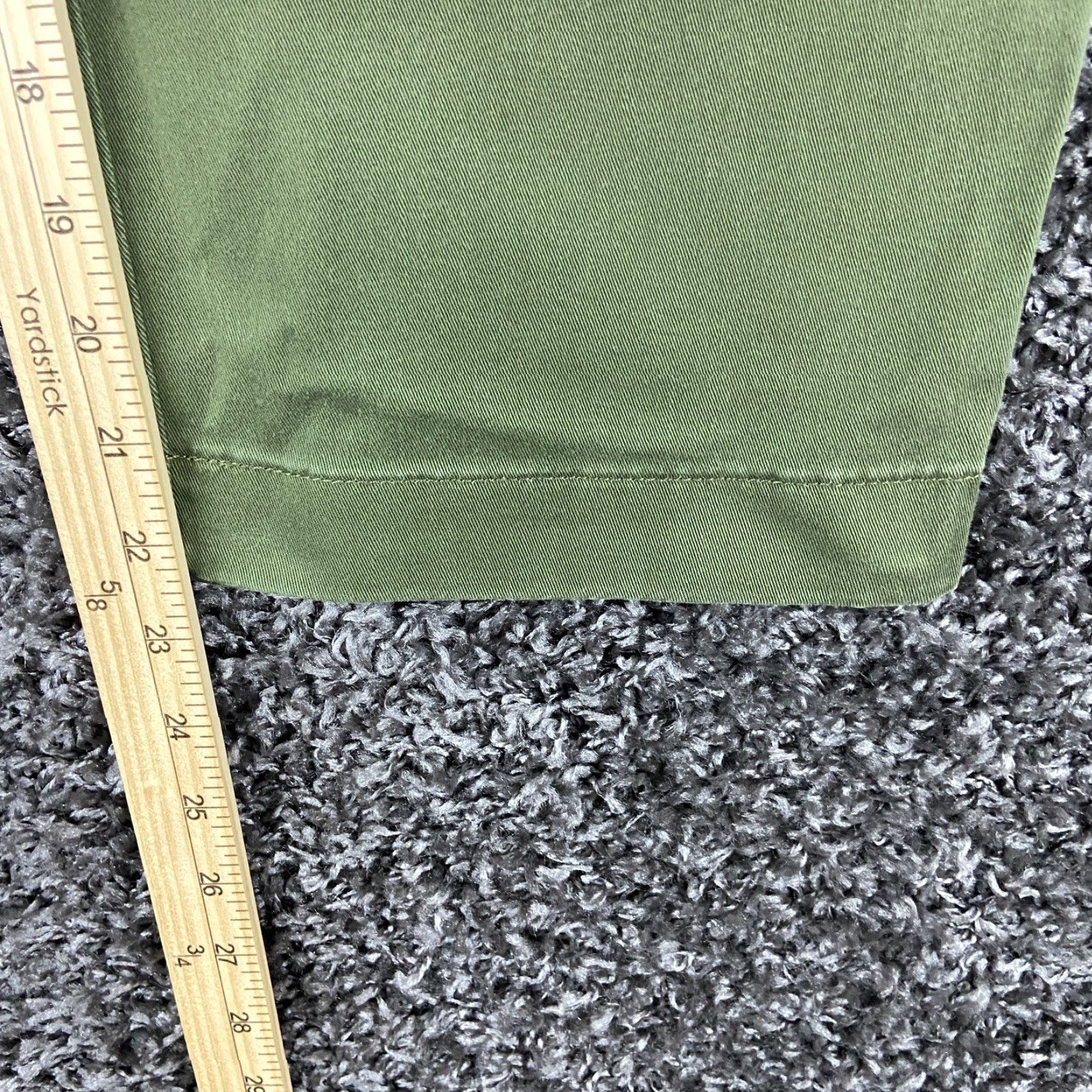 Vintage VINTAGE L.L. Bean Women's Pants Size 12 Green Wide Leg Chino Classic Fit Size 34" / US 12 / IT 48 - 7 Thumbnail