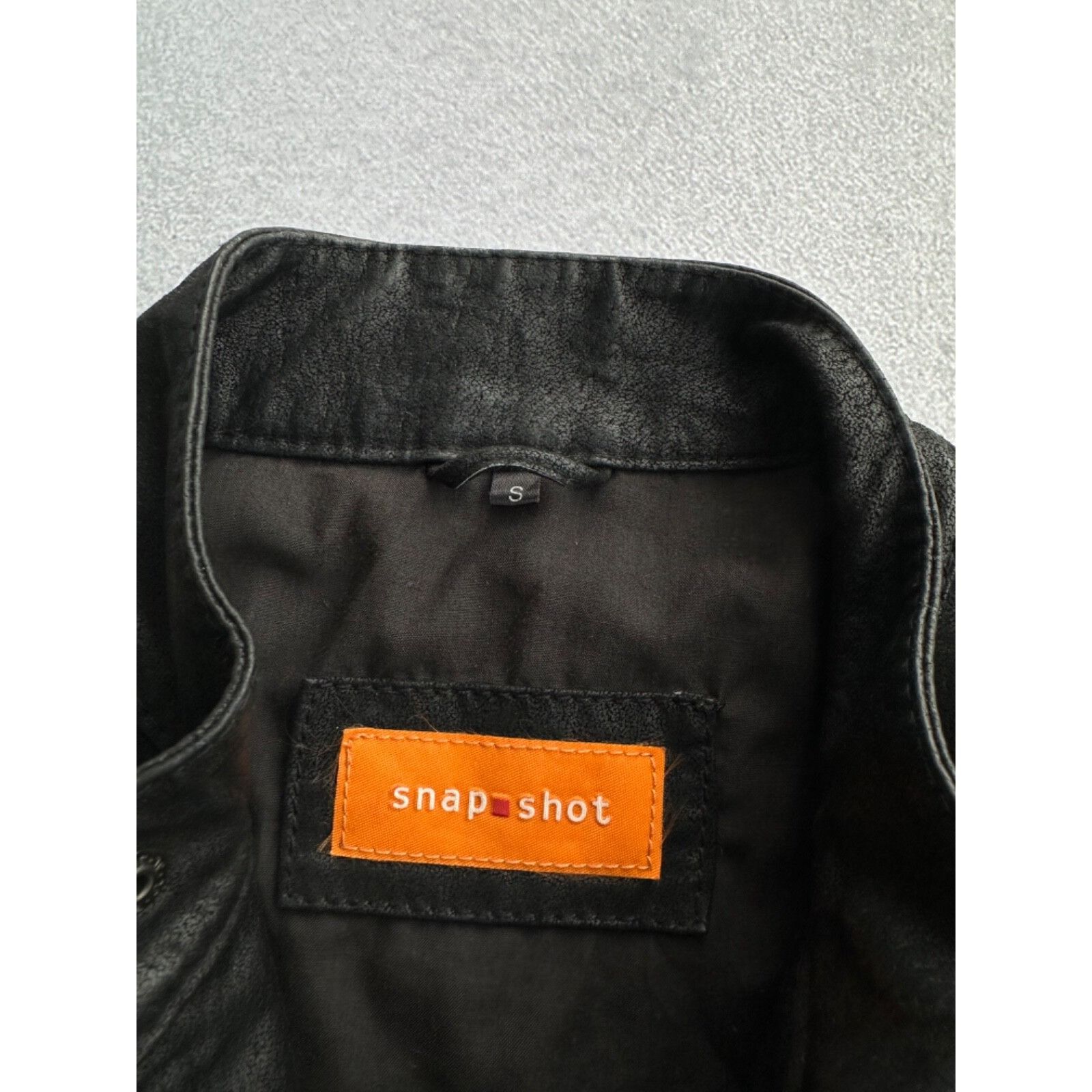 Vintage VTG Snap Shot Moto Leather Jacket Size US S / EU 44-46 / 1 - 5 Thumbnail
