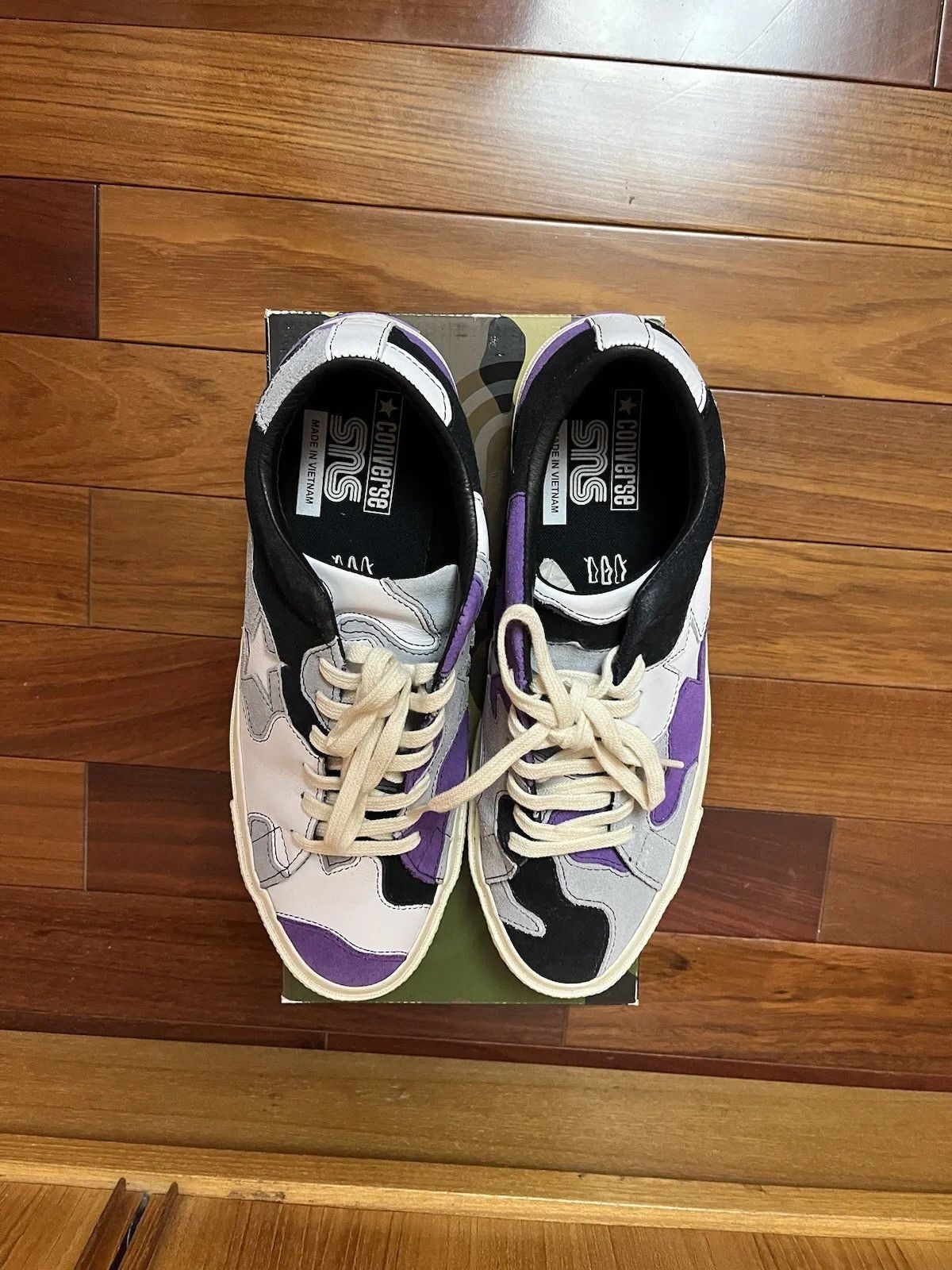 Converse Converse one star x SNS Sneakersnstuff Bape Camo Patchwork Size US 9.5 / EU 42-43 - 3 Thumbnail