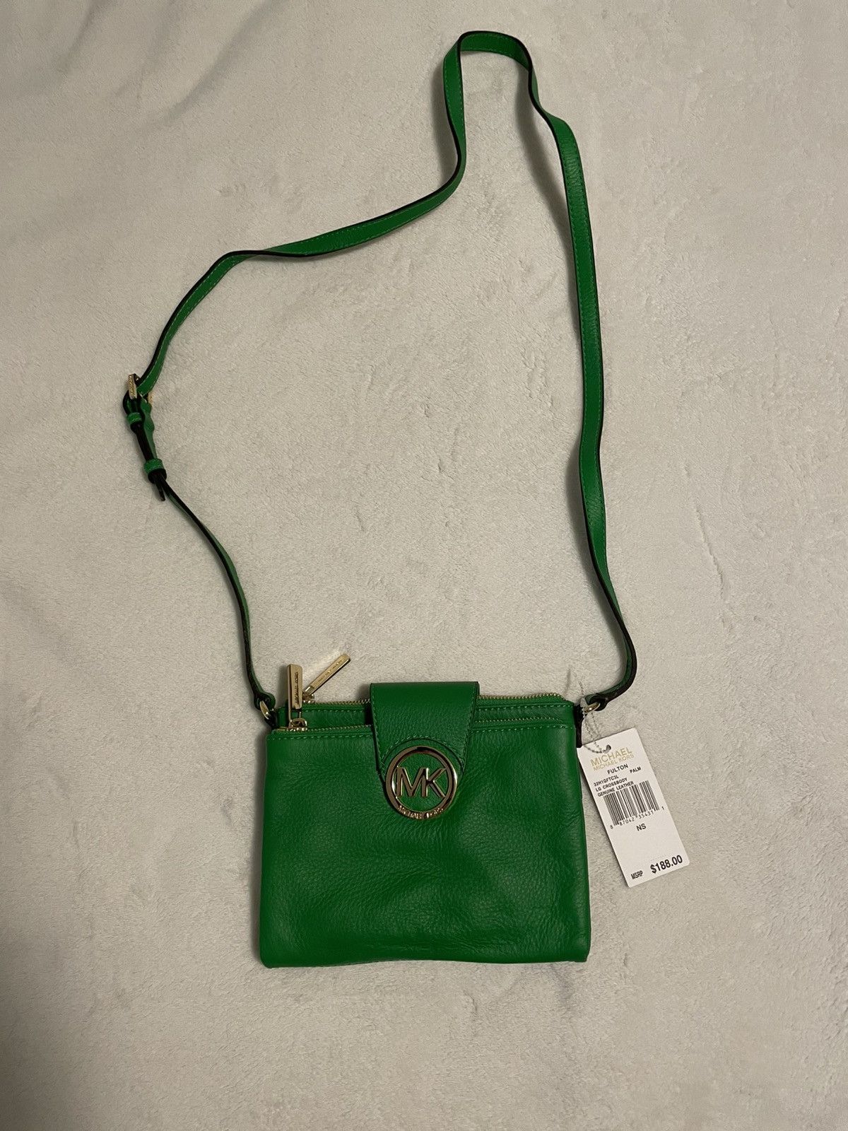 Michael Kors Michael Kors FULTON Green Cross Body Bag Size ONE SIZE - 1 Thumbnail