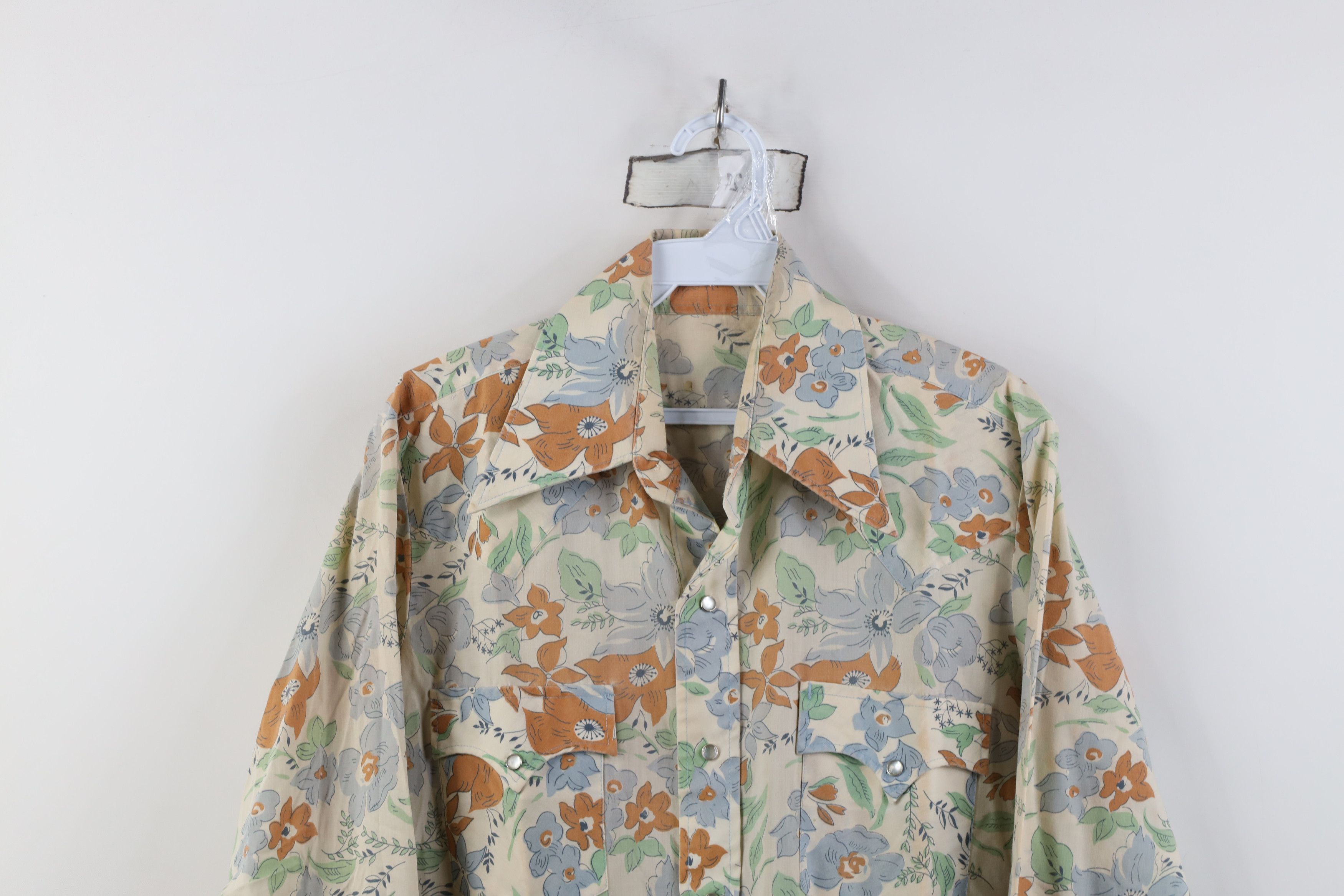 Vintage Vintage 60s 70s Streetwear Western Snap Button Shirt USA Size US M / EU 48-50 / 2 - 2 Thumbnail