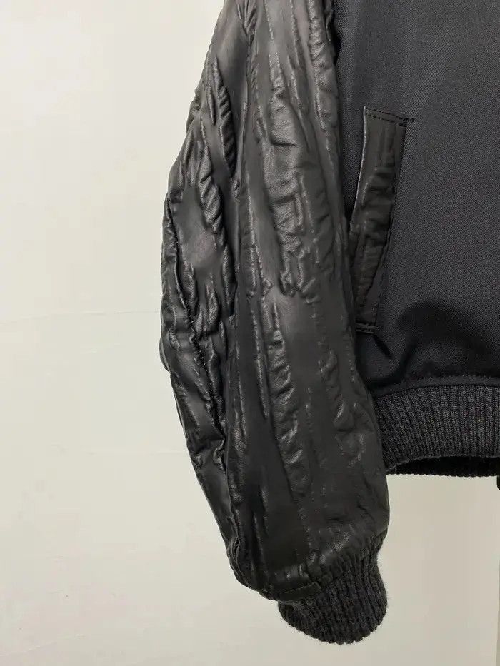 Issey Miyake Issey Miyake Issey Miyake leather sleeve bomber-2506 Size US S / EU 44-46 / 1 - 4 Thumbnail