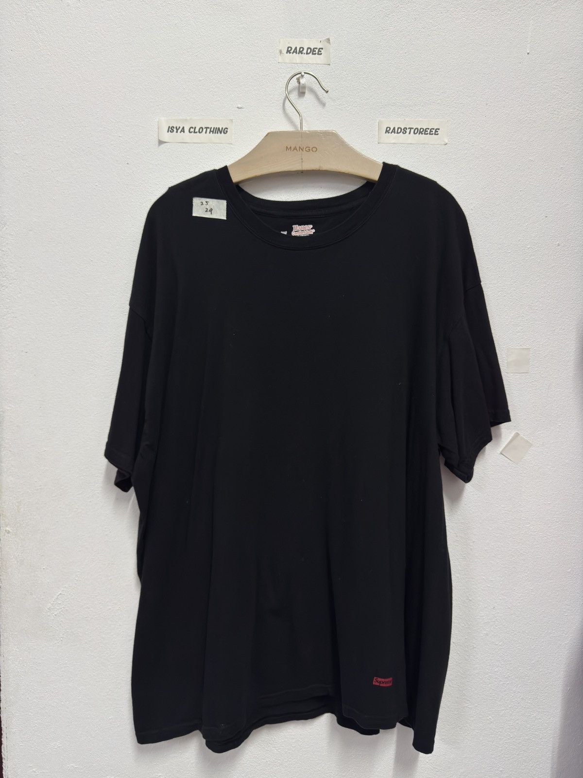Hanes × Supreme Supreme x Hanes Plain Small Logo Tee Size US XL / EU 56 / 4 - 2 Thumbnail