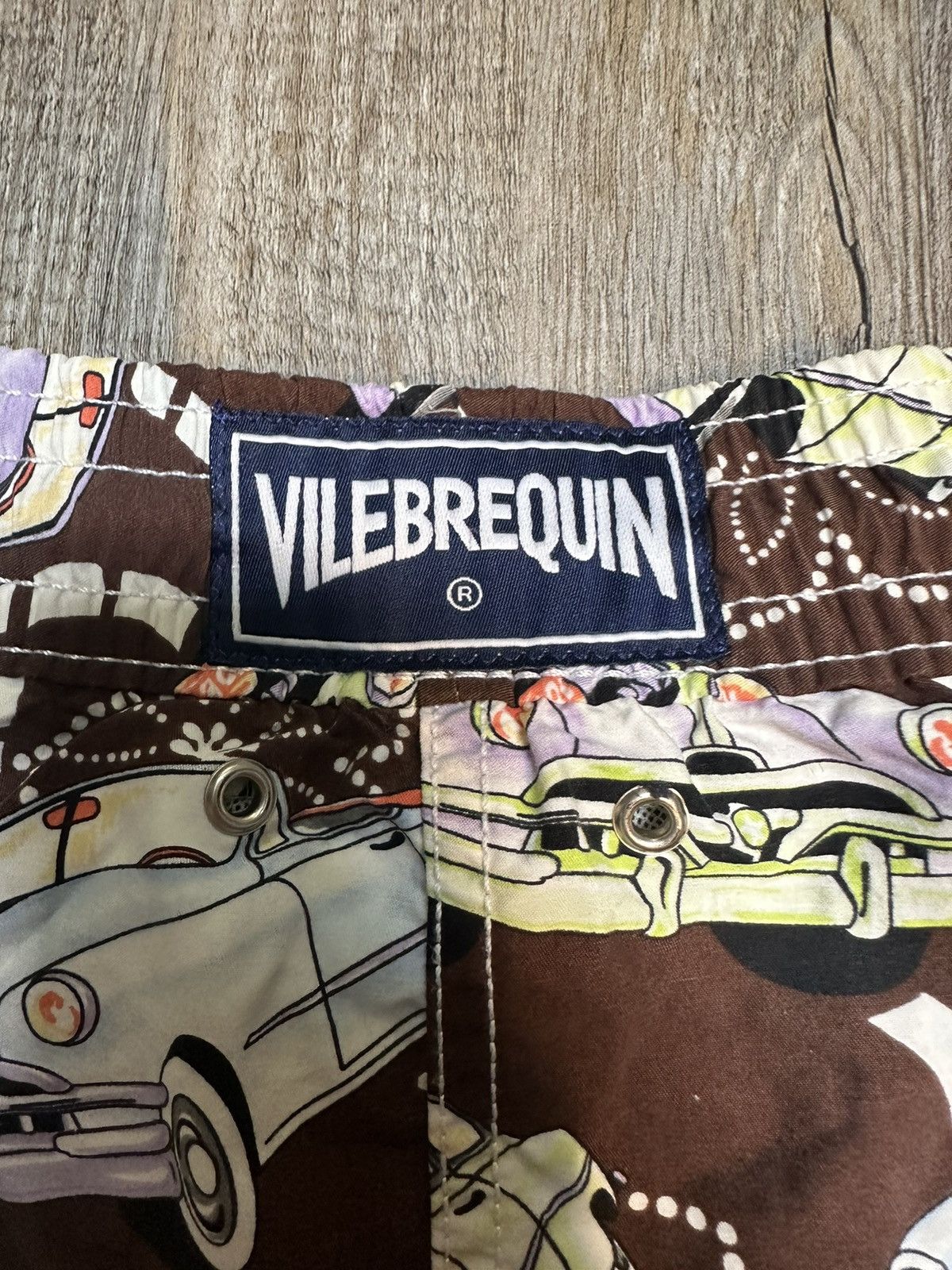 Vilebrequin Brown Vilebrequin Automobile Swimtrunks Size US 38 / EU 54 - 4 Thumbnail