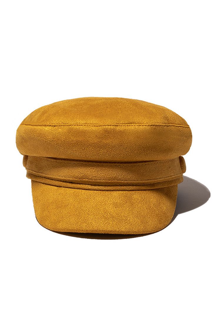 Other Ginger Yellow Japanese Suede Army Cap Size ONE SIZE - 2 Thumbnail