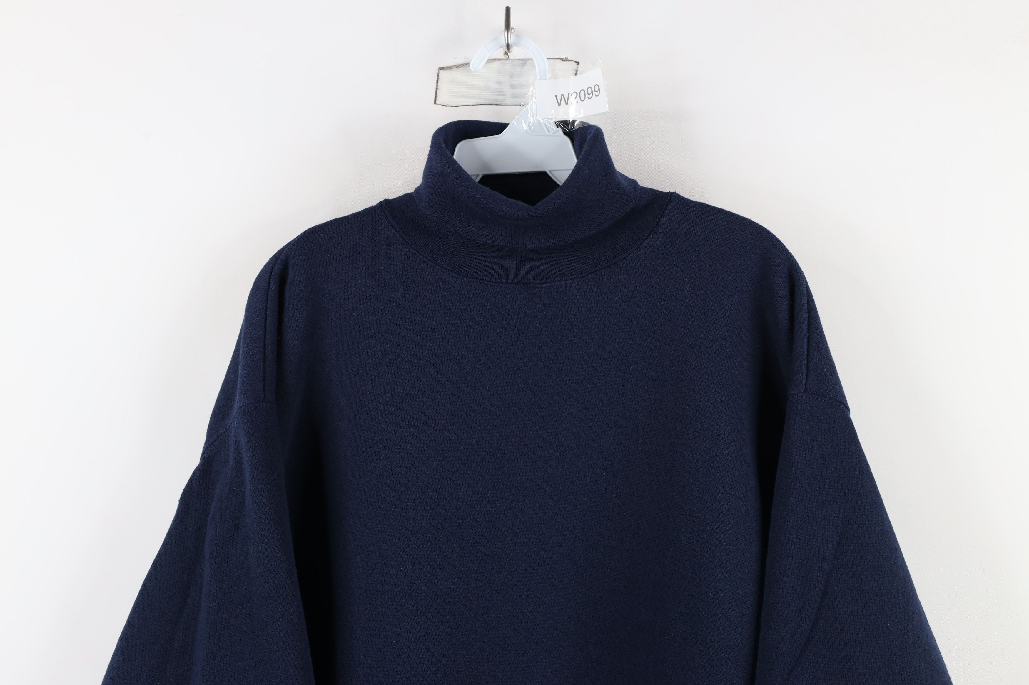 Vintage Vintage 90s Streetwear Tunic Turtleneck Sweatshirt USA Size XL / US 12-14 / IT 48-50 - 2 Thumbnail