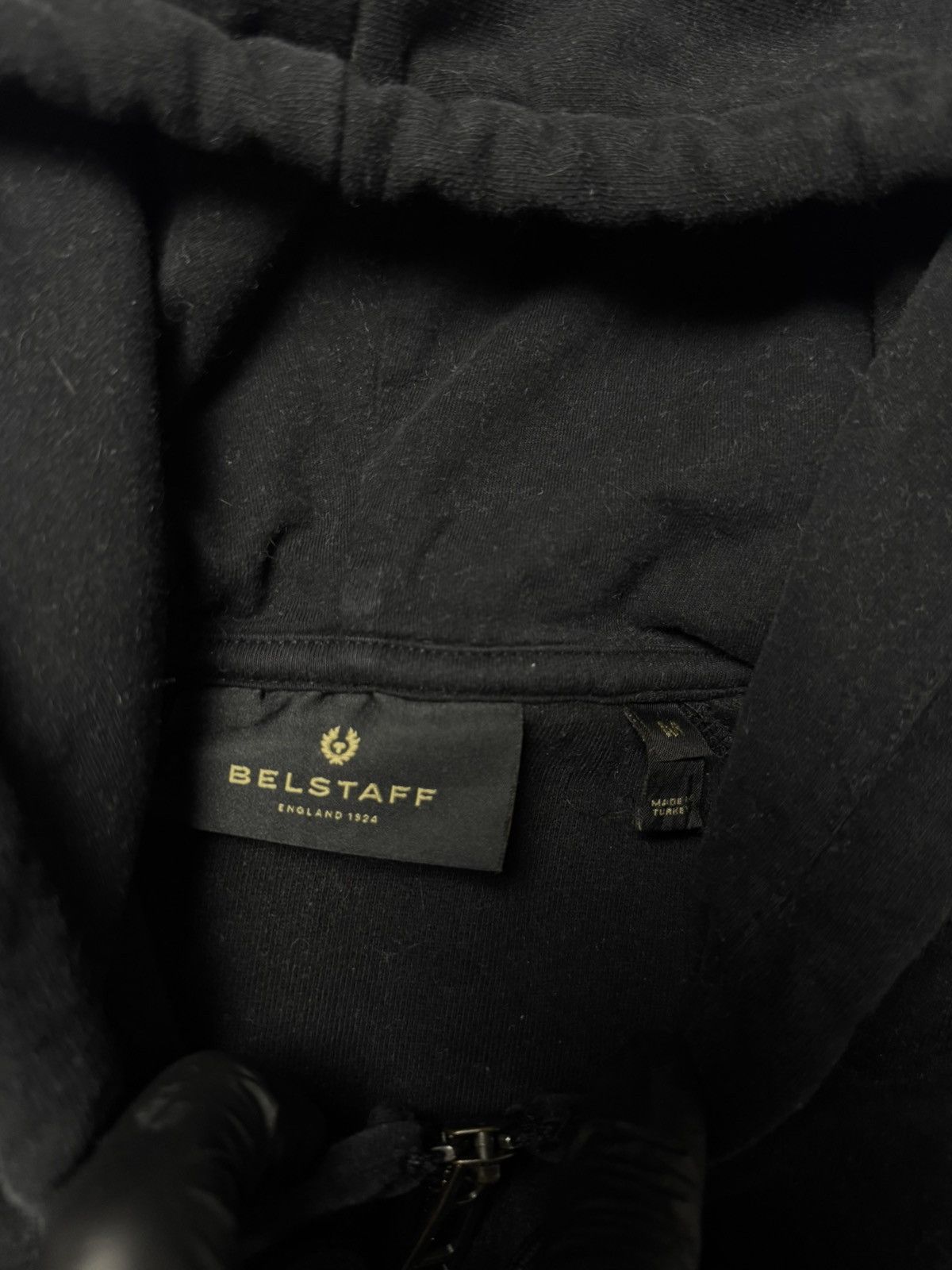 Belstaff Belstaff Nylon Panel Zip Hoodie | Size M (true to size) Size US M / EU 48-50 / 2 - 5 Thumbnail