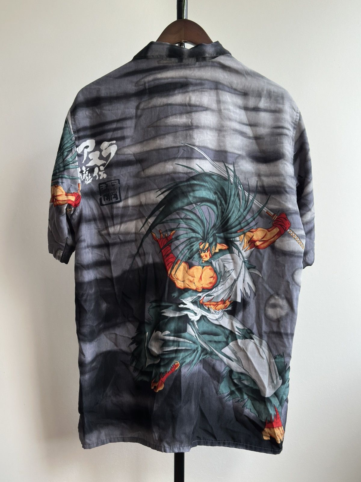 Japanese Brand Vintage Hawaiian Crazy Japanese Anime All Over Print Shirt Size US L / EU 52-54 / 3 - 6 Thumbnail