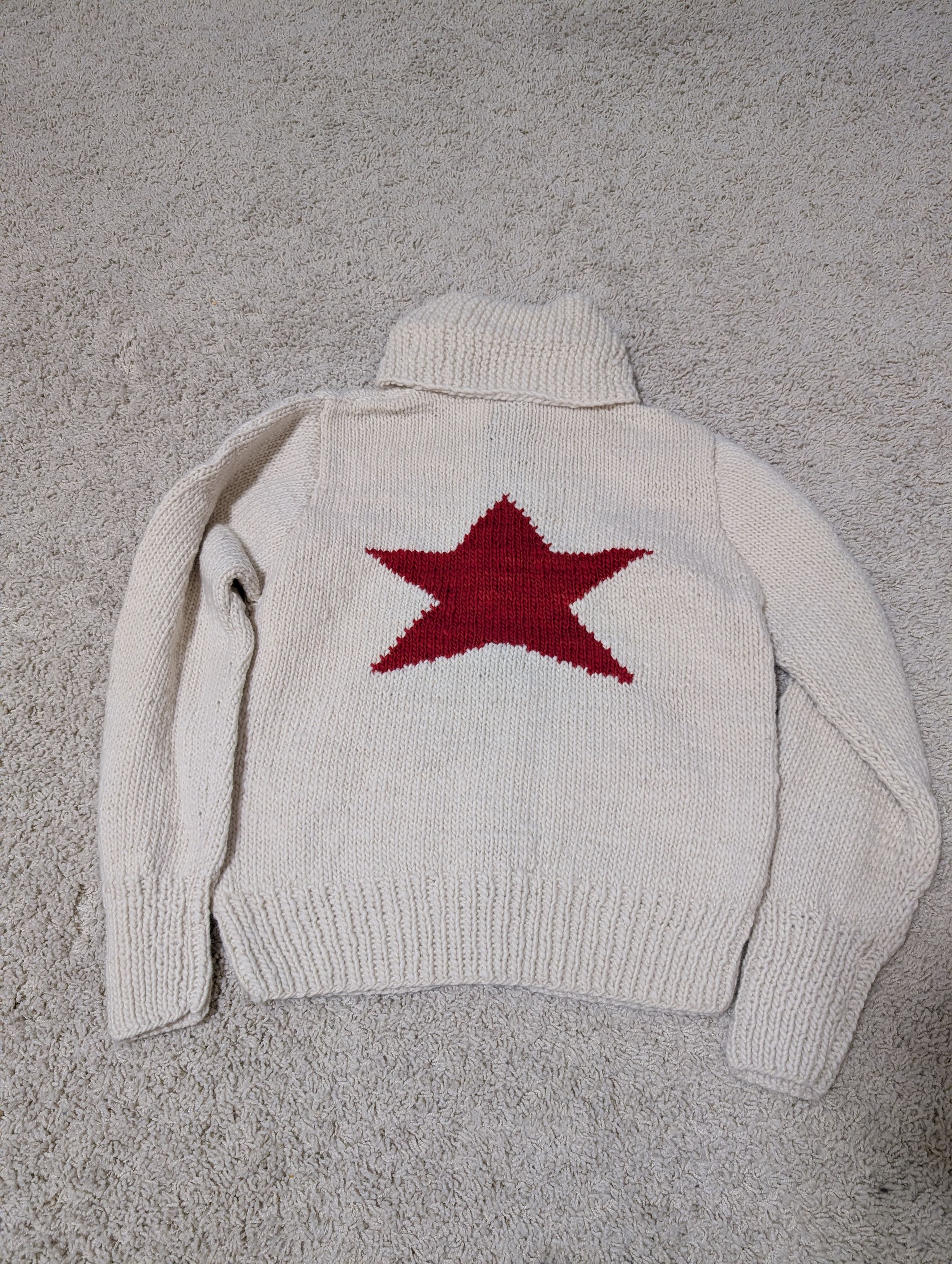 Chamula Chamula Star Zip Front Hooded Cardigan Size US M / EU 48-50 / 2 - 2 Thumbnail