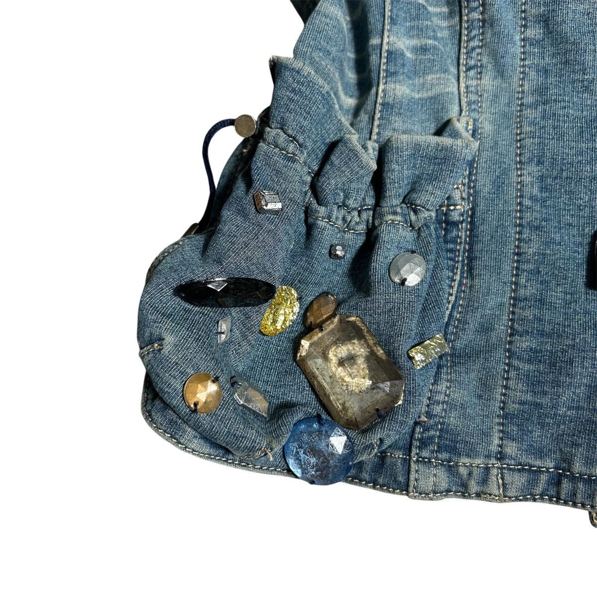 Vintage Vintage Y2K Jeans Vest Size M / US 6-8 / IT 42-44 - 6 Thumbnail