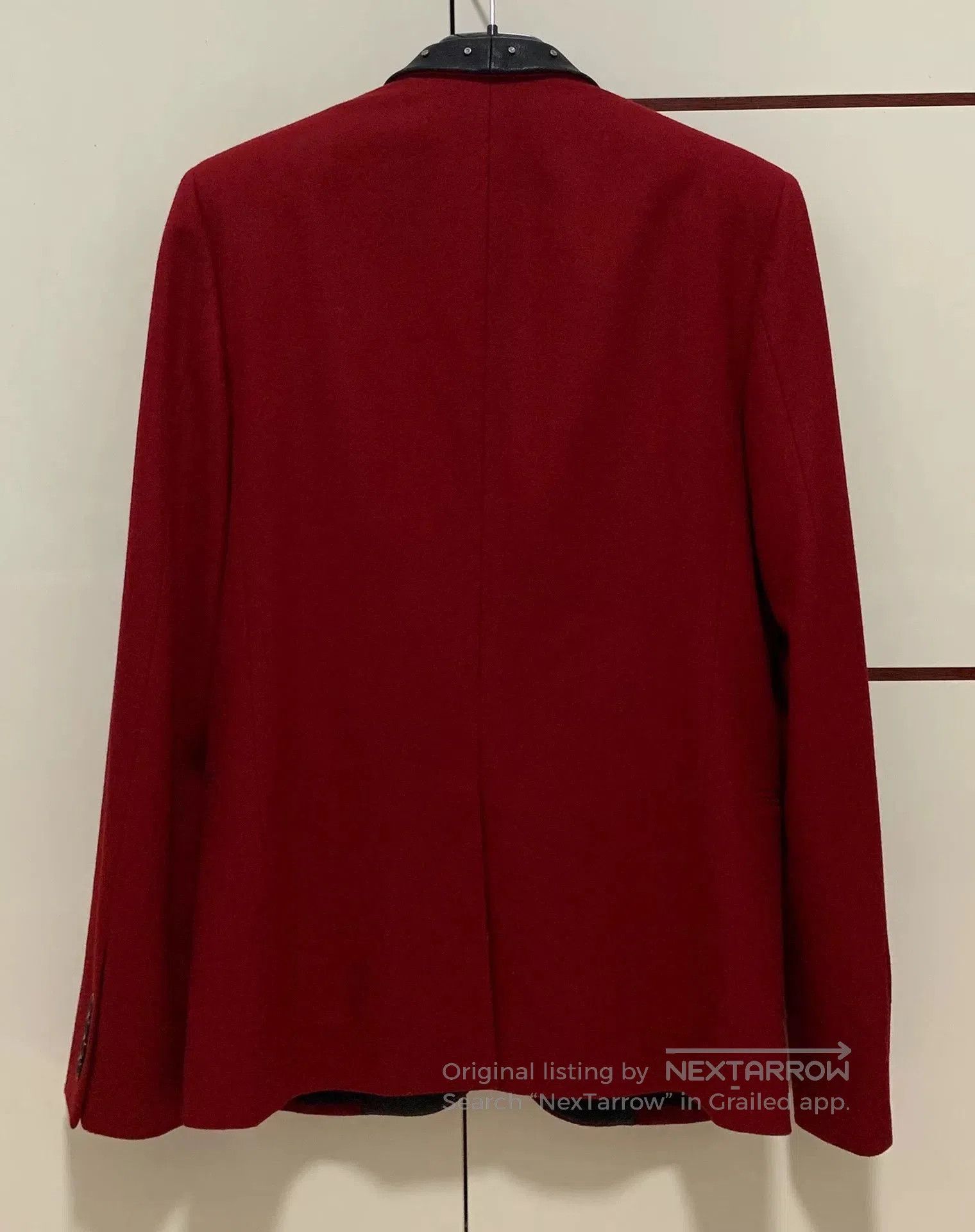 Saint Laurent Paris Saint Laurent SLP 13FW Red Studded Blazer. Size US S / EU 44-46 / 1 - 2 Thumbnail