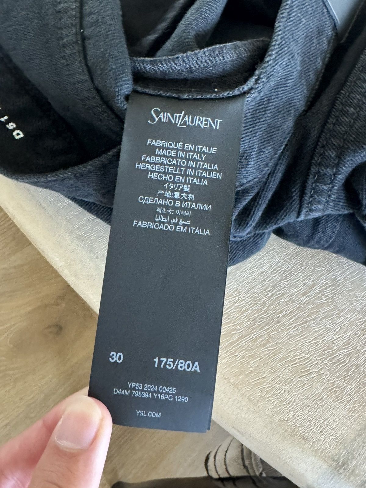 Yves Saint Laurent Saint laurent baggy black denim Size US 30 / EU 46 - 9 Thumbnail