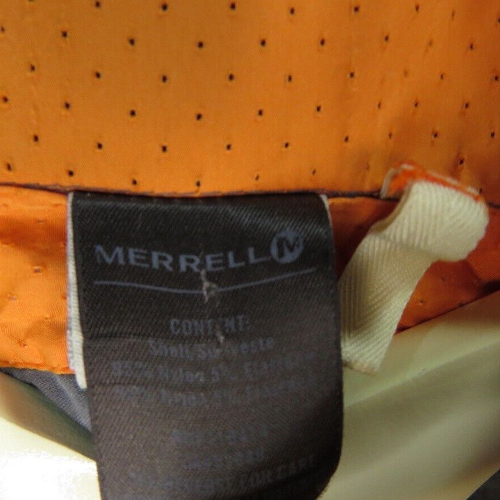 Merrell Merrell Mens Shirt Sz Large Short Sleeve Button Up Orange Gr Size US L / EU 52-54 / 3 - 5 Thumbnail
