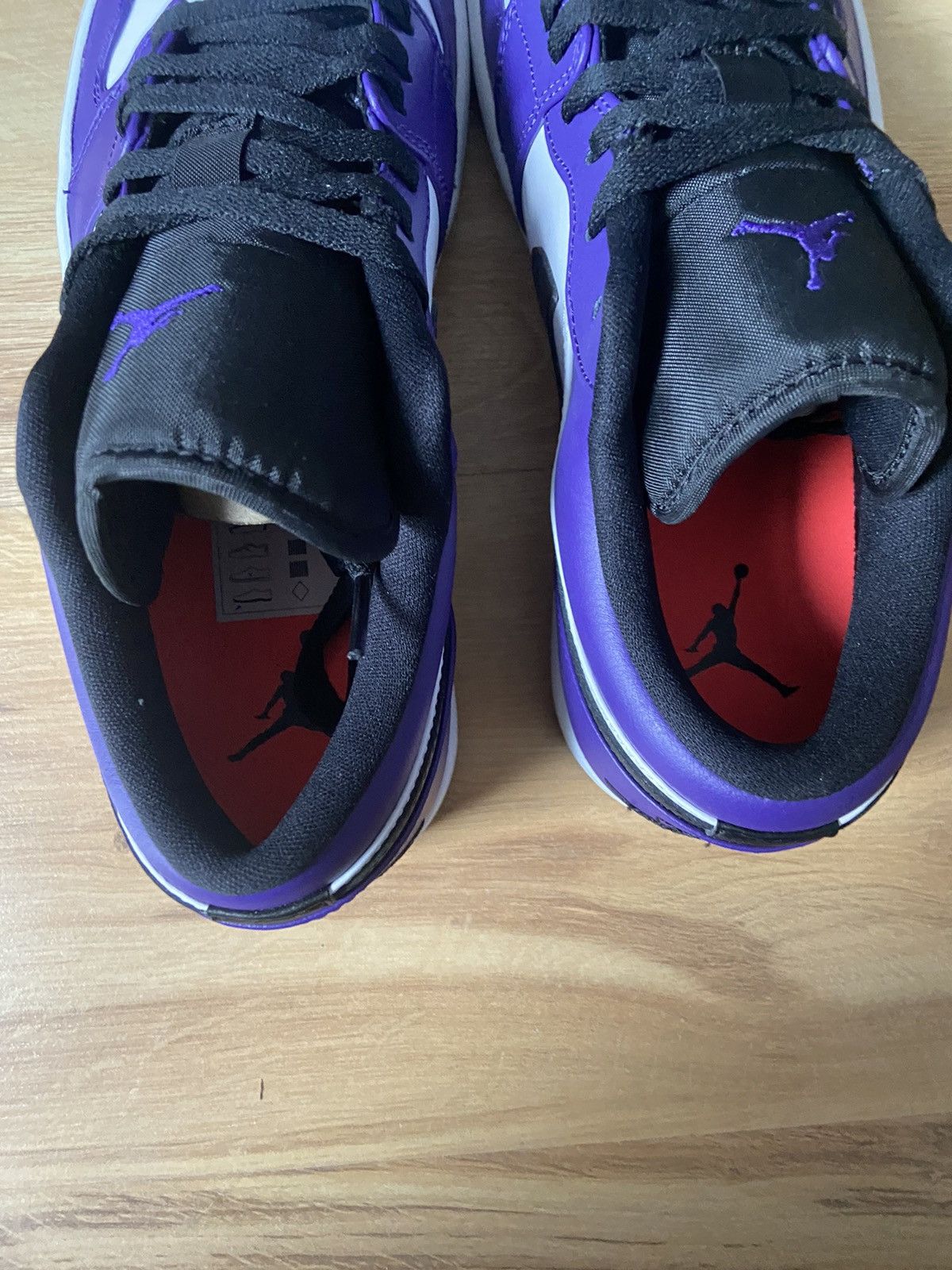 Jordan Brand Air Jordan 1 Low Court Purple White Size US 11 / EU 44 - 9 Thumbnail