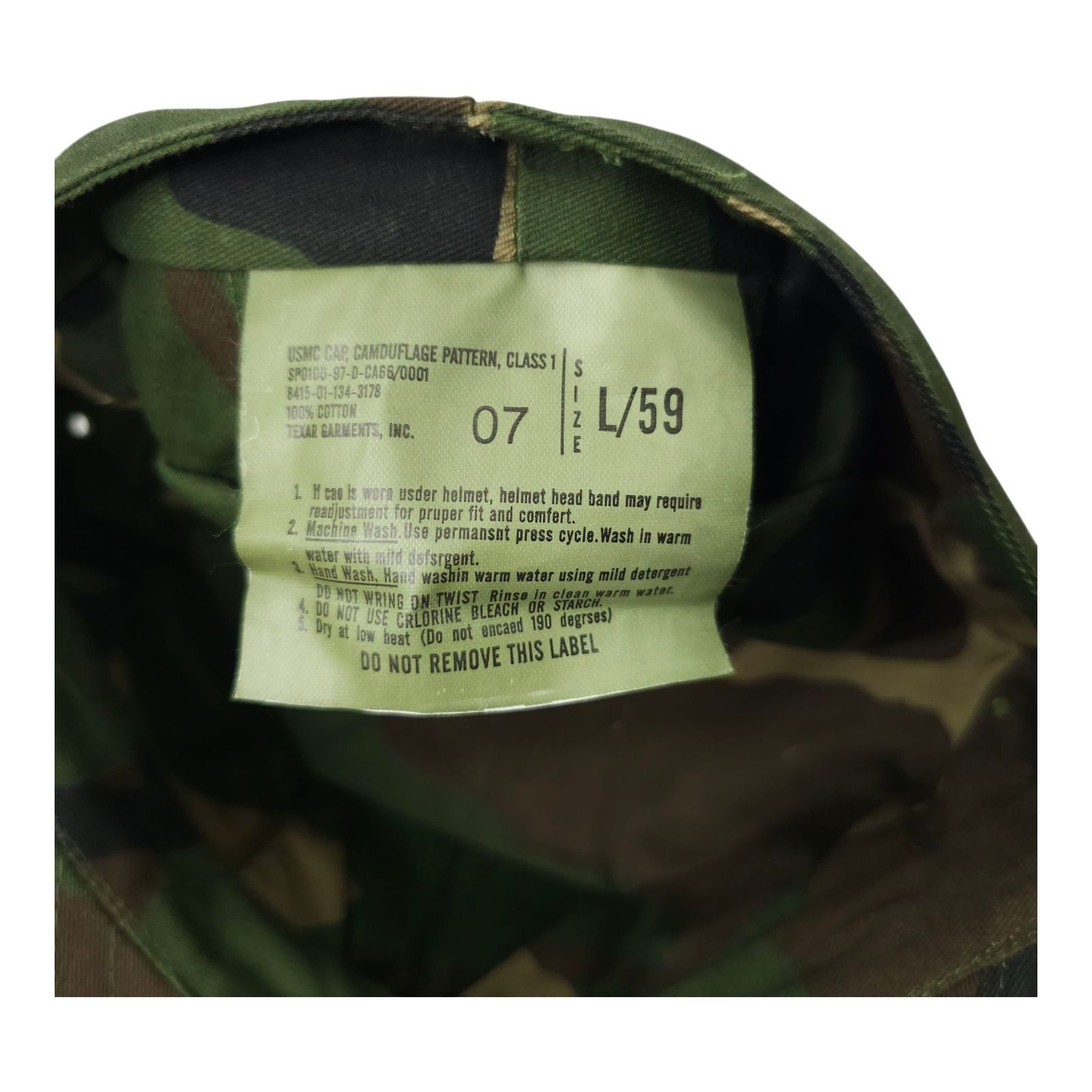 Other Military Camo Cap Hat Size L/59 Camouflage Pattern Class 1 Size ONE SIZE - 8 Thumbnail
