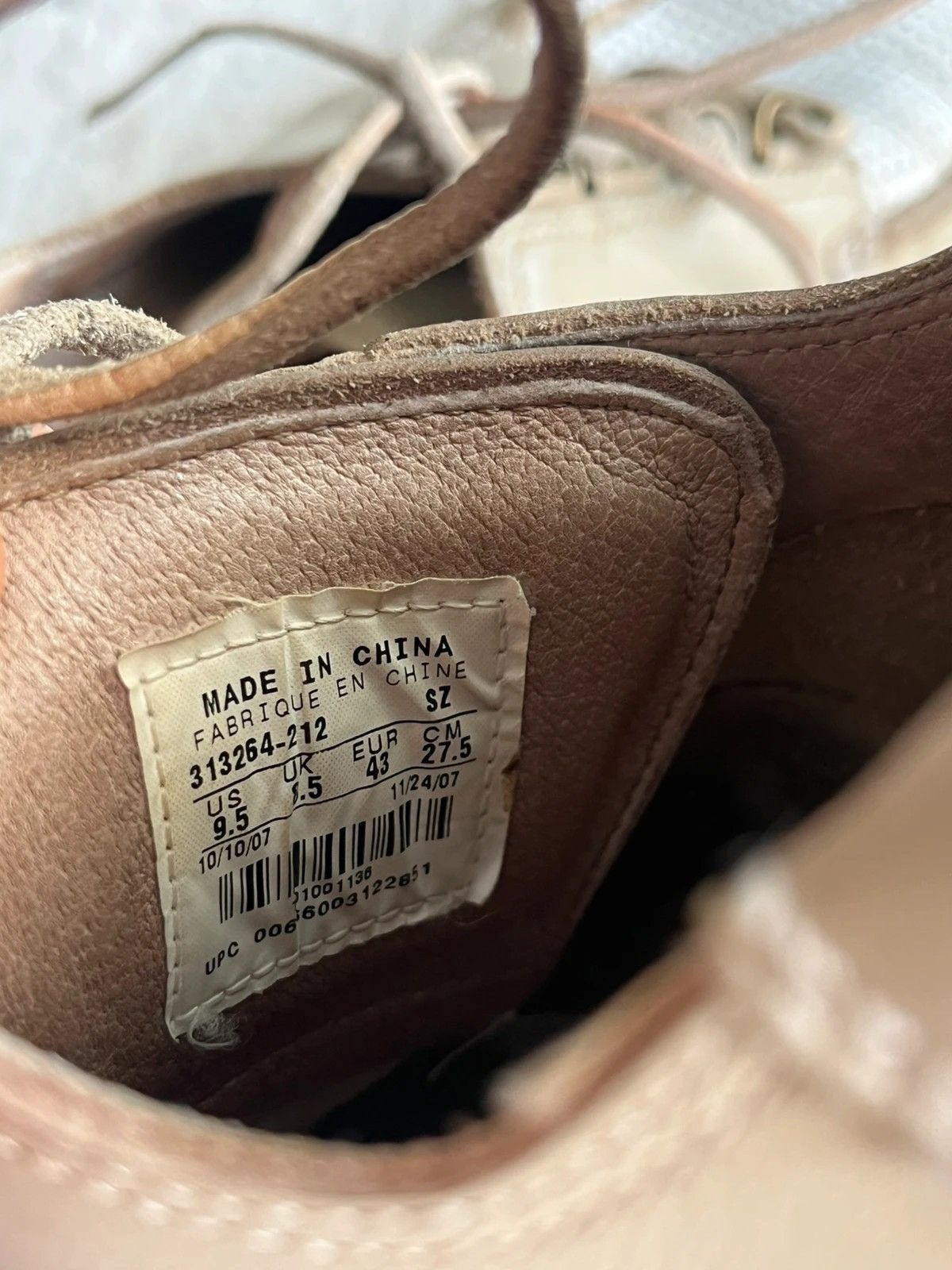 Nike Nike 313264-212 2007 VTG Tennis Nike Shoes Leather US 9.5 Size US 9.5 / EU 42-43 - 7 Thumbnail