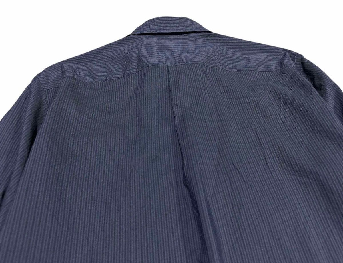 Yohji Yamamoto 🔥Vintage A.A.R Yohji Yamamoto Sheer Striped Shirt Ls Size US L / EU 52-54 / 3 - 11 Thumbnail