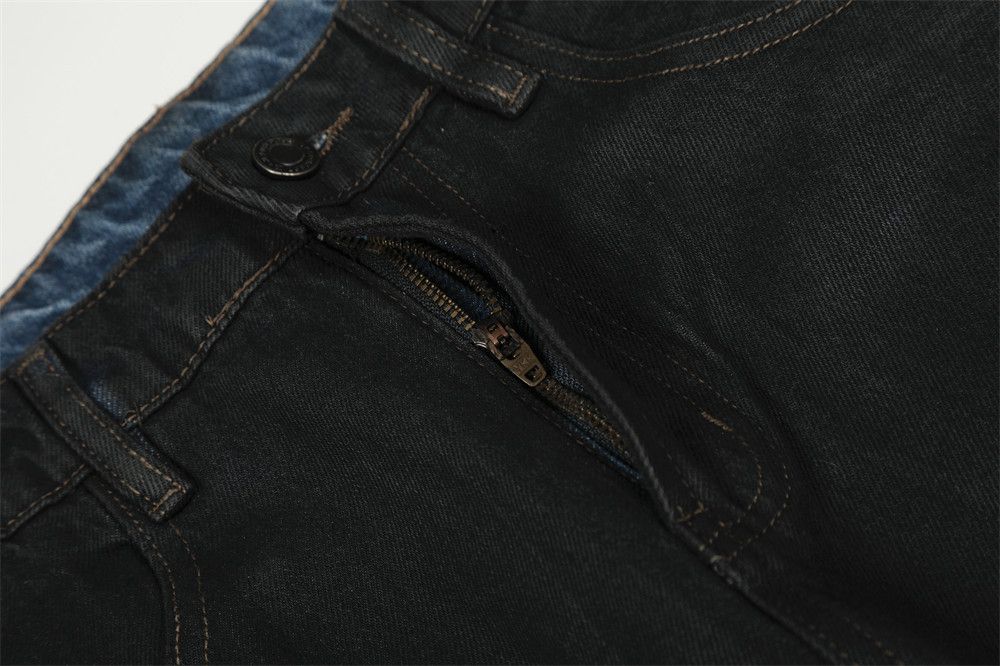 Jean Men's loose retro wide-leg distressed scimitar jeans Size US 32 / EU 48 - 4 Thumbnail