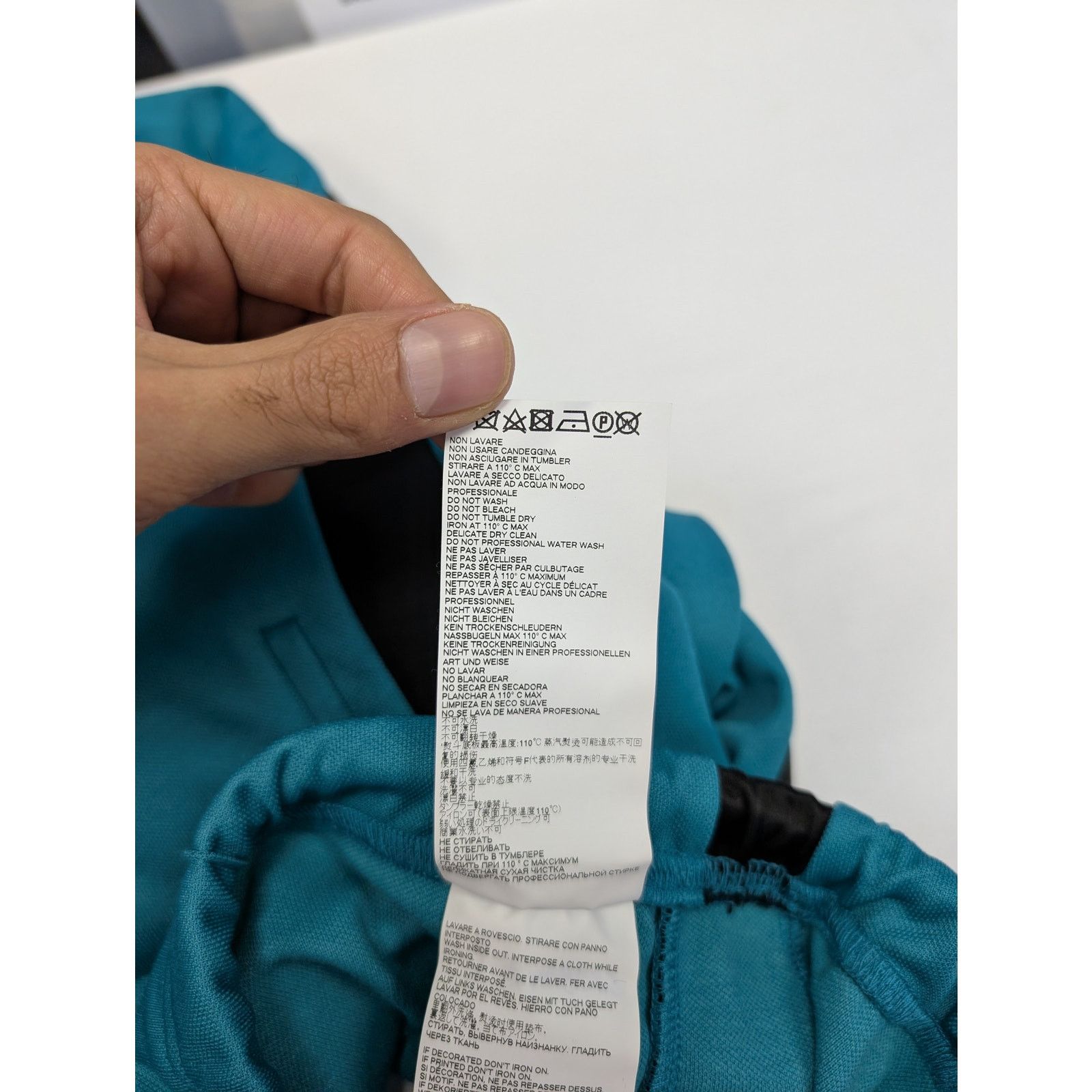 Maison Margiela o1rshd1 Classic Trousers Pants in Teal Blue Size US 34 / EU 50 - 17 Thumbnail