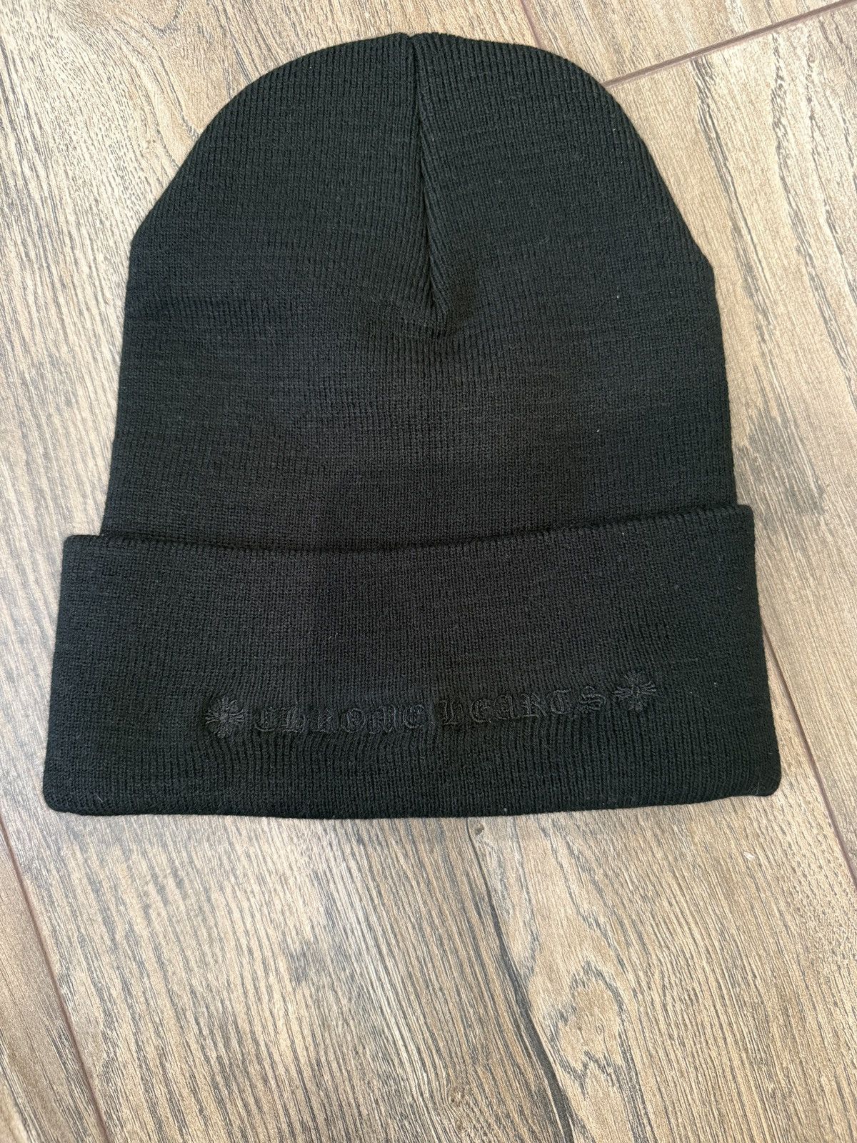 Chrome Hearts Chrome Hearts Black Embroidered Beanie Size ONE SIZE - 3 Thumbnail