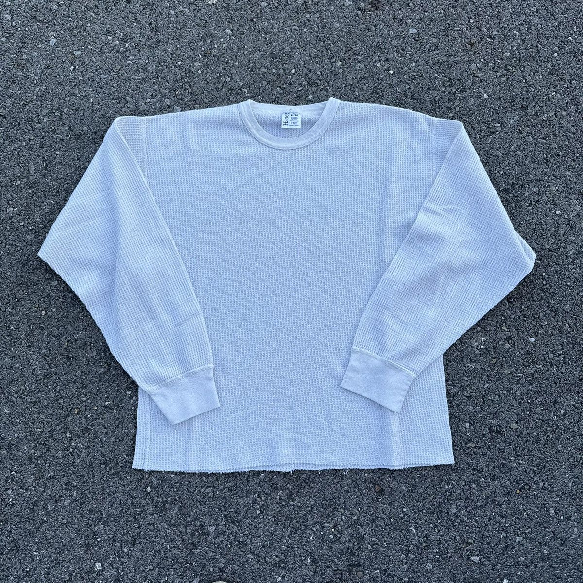 Hanes vintage hanes waffle knit long sleeve Size US XL / EU 56 / 4 - 1 Thumbnail