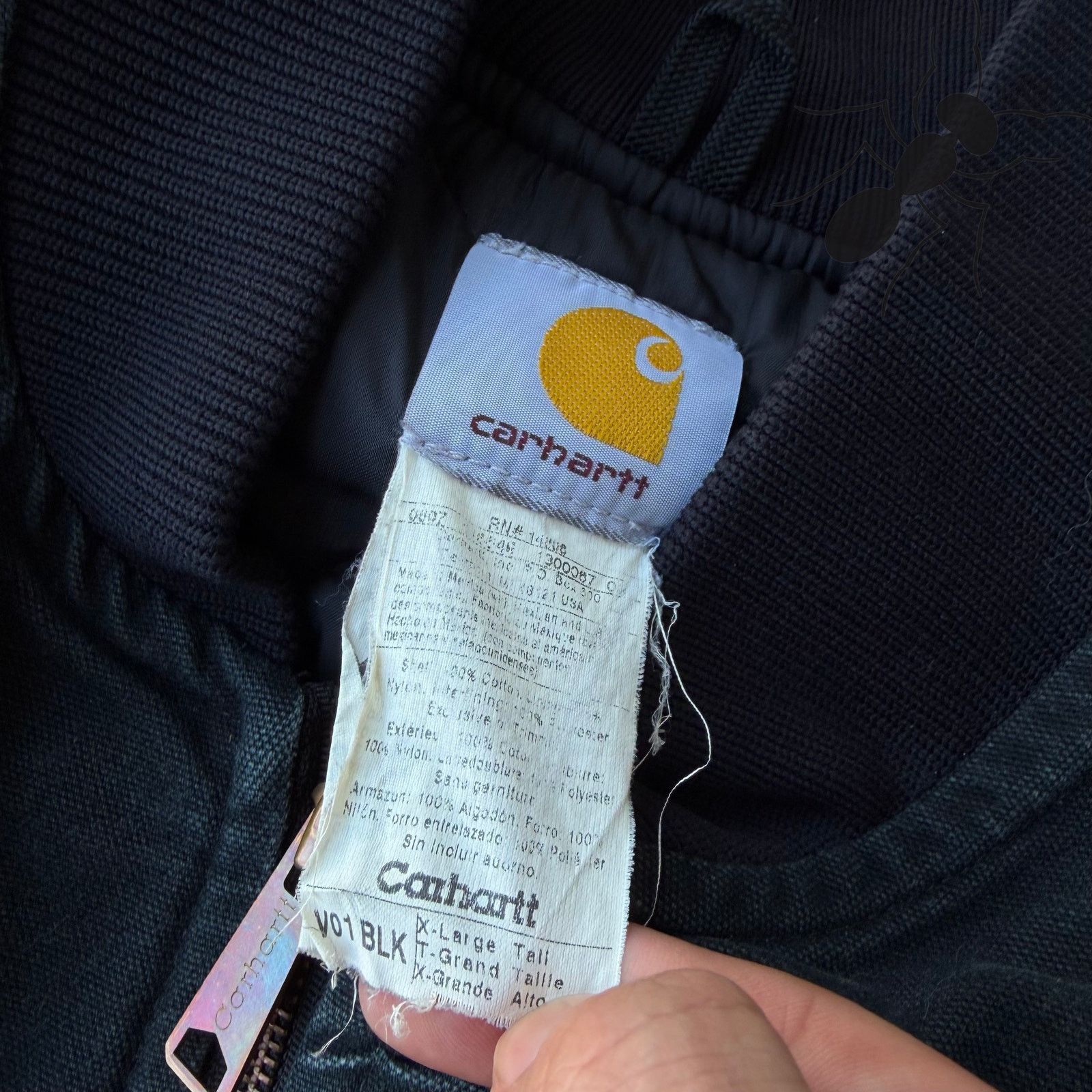 Carhartt × Vintage Carhartt V01 quilted black work wear vest Size US XL / EU 56 / 4 - 2 Thumbnail