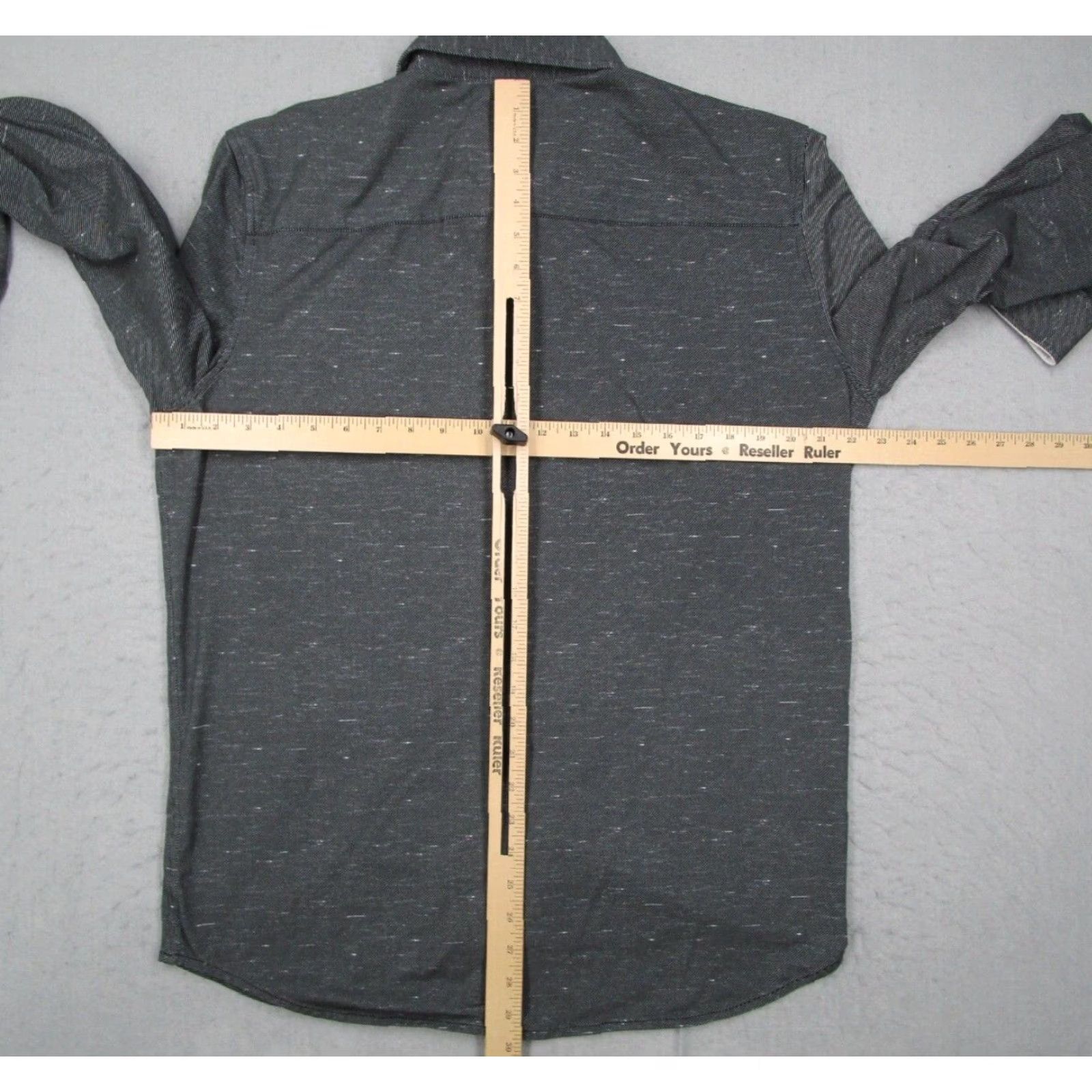 Vintage BUTTERCLOTH Button-Up Shirt Mens XL Black Striped Regular Fit Long Sleeve Flip Cuff Cotton Blend Vintage No? Size US XL / EU 56 / 4 - 5 Thumbnail