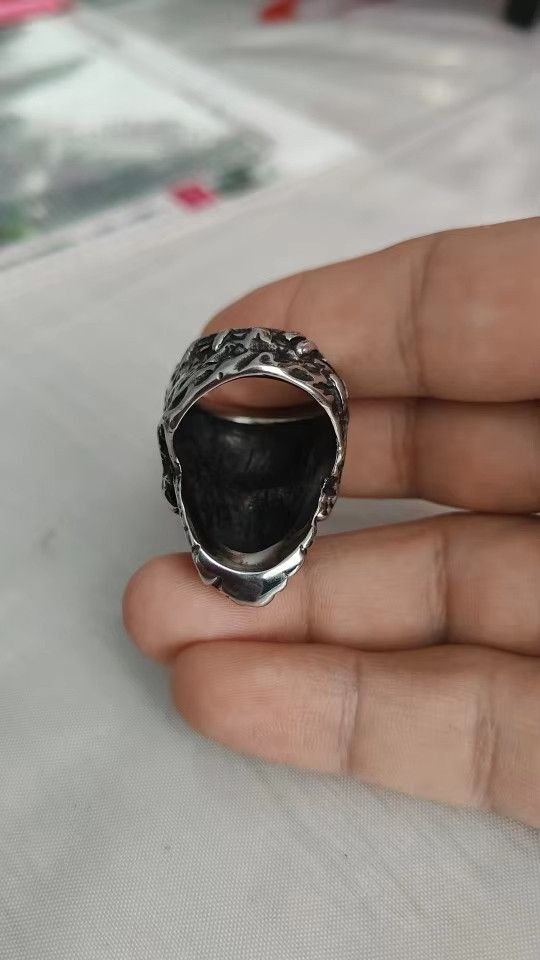 Jewelry Devil Skull Ring Streetwear Jewelry Fashion Gift Size ONE SIZE - 3 Thumbnail