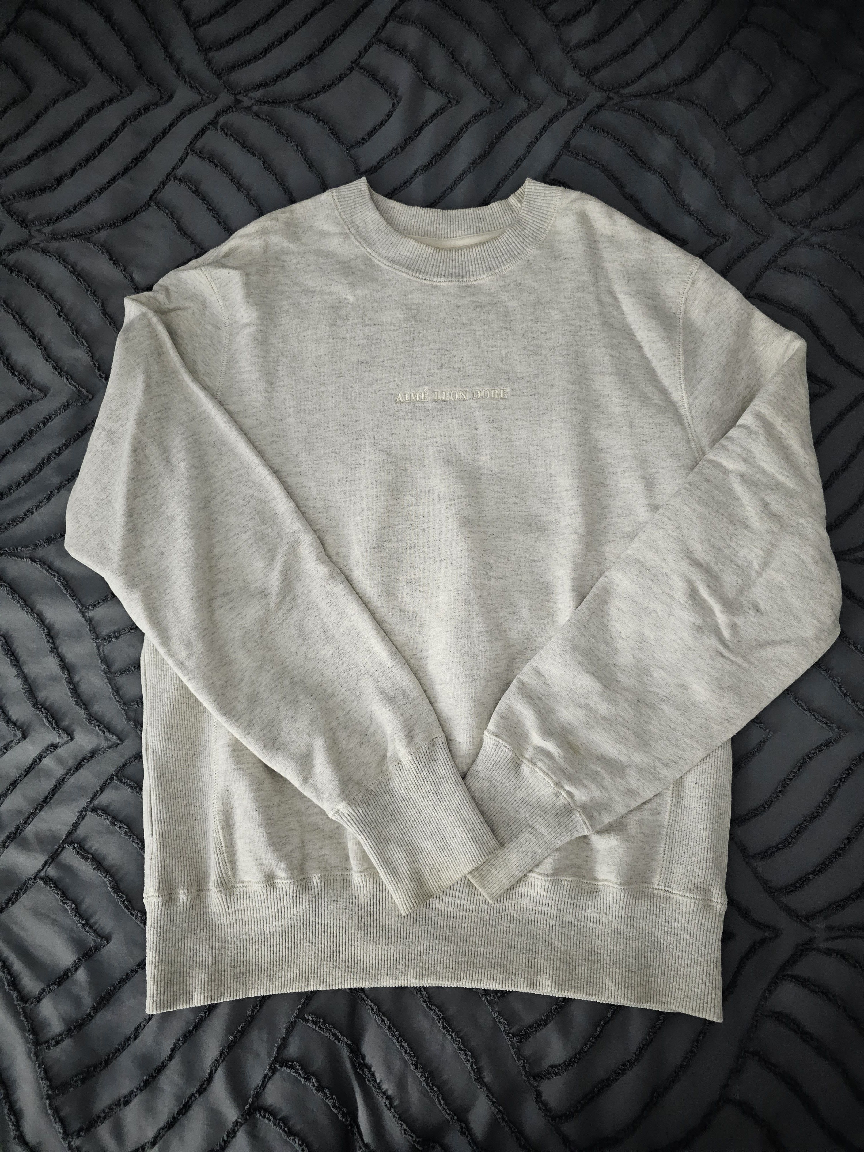 image of Aime Leon Dore Uniform Sweater in Beige, Men's (Size Small)