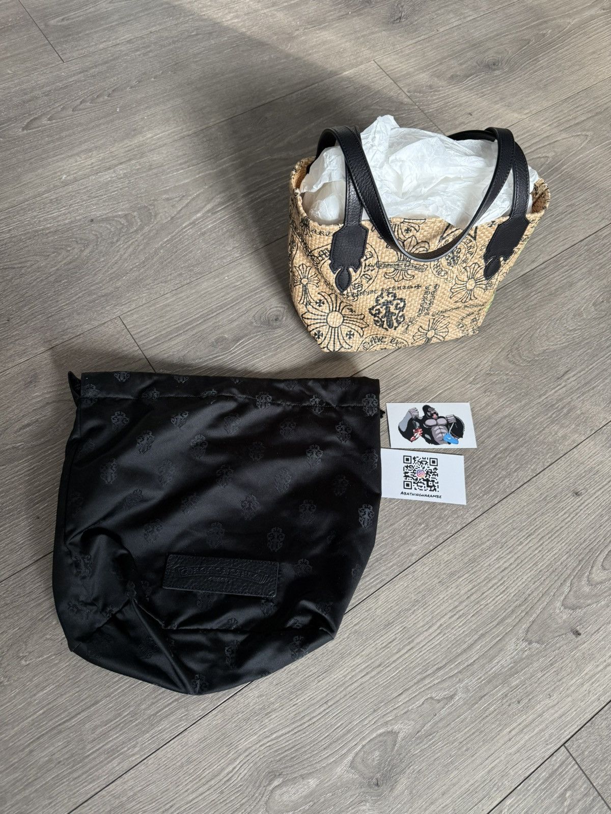 Chrome Hearts Chrome Hearts Miami Straw Beach Bag Size ONE SIZE - 1 Thumbnail