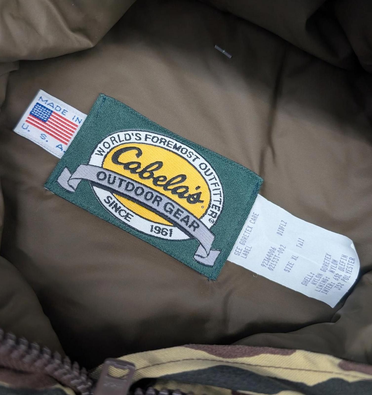 Cabelas Vintage 90s Cabelas Ducks Unlimited Camo Down Goretex Jacket Size US XL / EU 56 / 4 - 5 Thumbnail