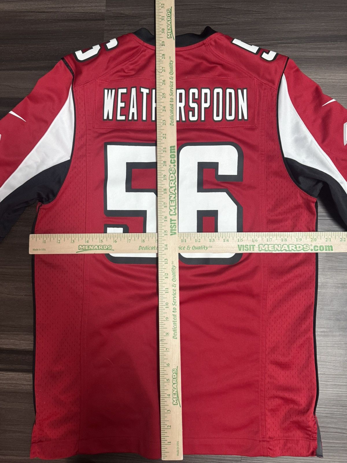 Nike Atlanta Falcons Sean Weatherspoon #56 NFL Game Home Jersey Size US S / EU 44-46 / 1 - 8 Thumbnail
