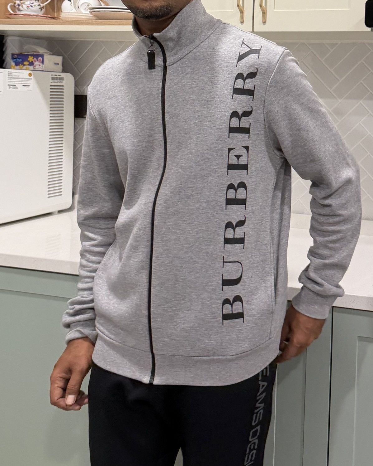 Burberry Burberry Sport Mens Grey Zip Up Jacket Size US L / EU 52-54 / 3 - 10 Thumbnail