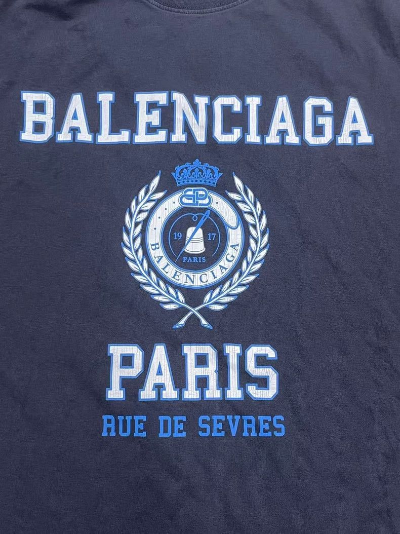 Balenciaga Balenciaga Wheat Spike Needle Logo Printed Logo on Chest L Size S / US 4 / IT 40 - 3 Thumbnail