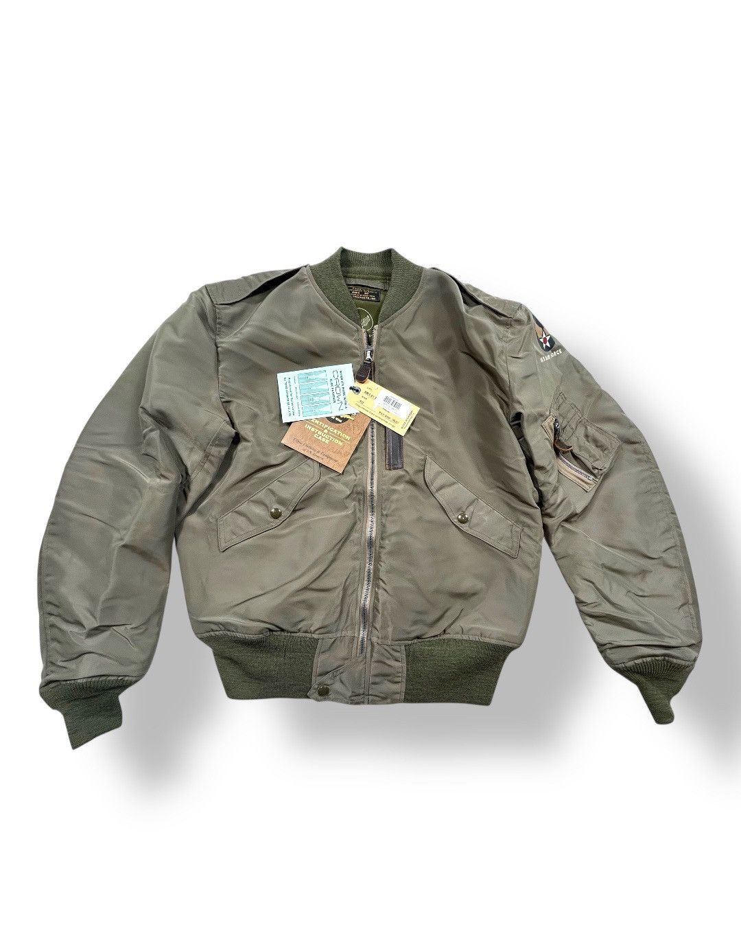 Buzz Rickson's Buzz Rickson Flying Light Jacket Type L2 Olive Size US L / EU 52-54 / 3 - 1 Thumbnail