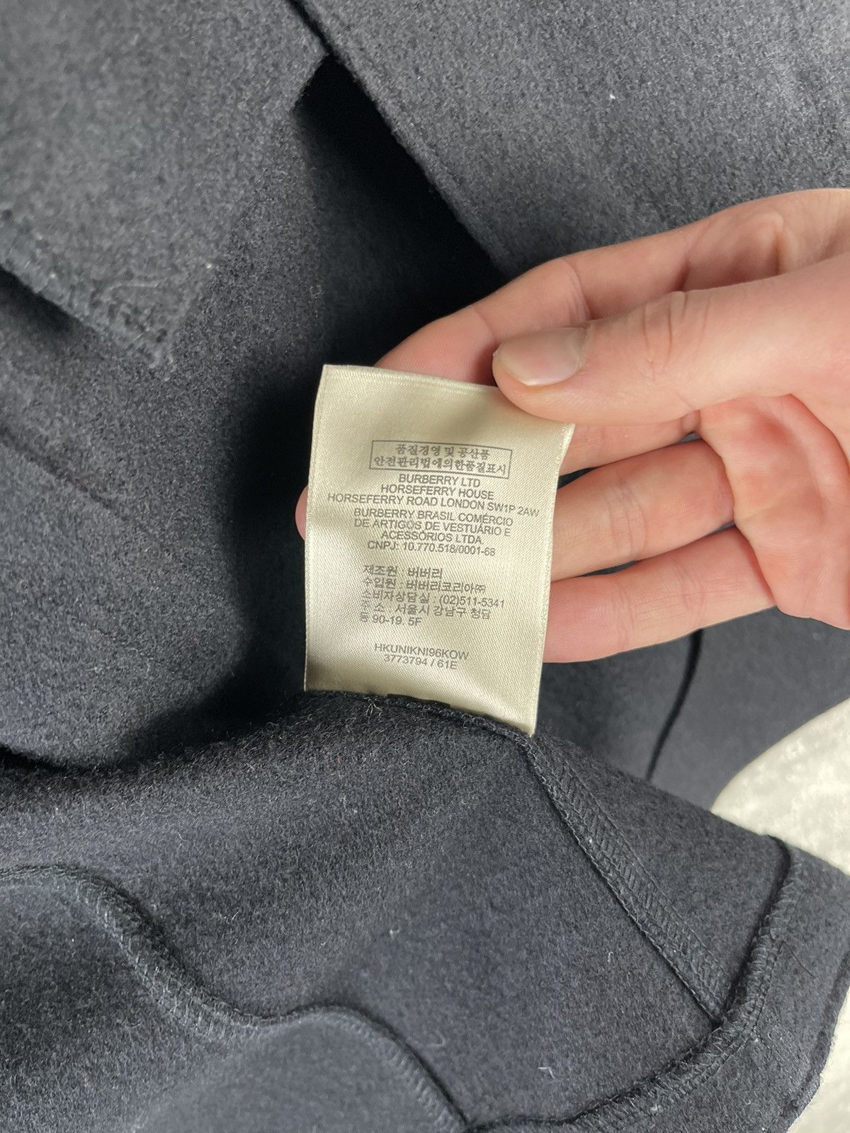 Burberry Burberry Brit Wool Tailored Blazer Jacket Black Size M Size M / US 6-8 / IT 42-44 - 14 Thumbnail