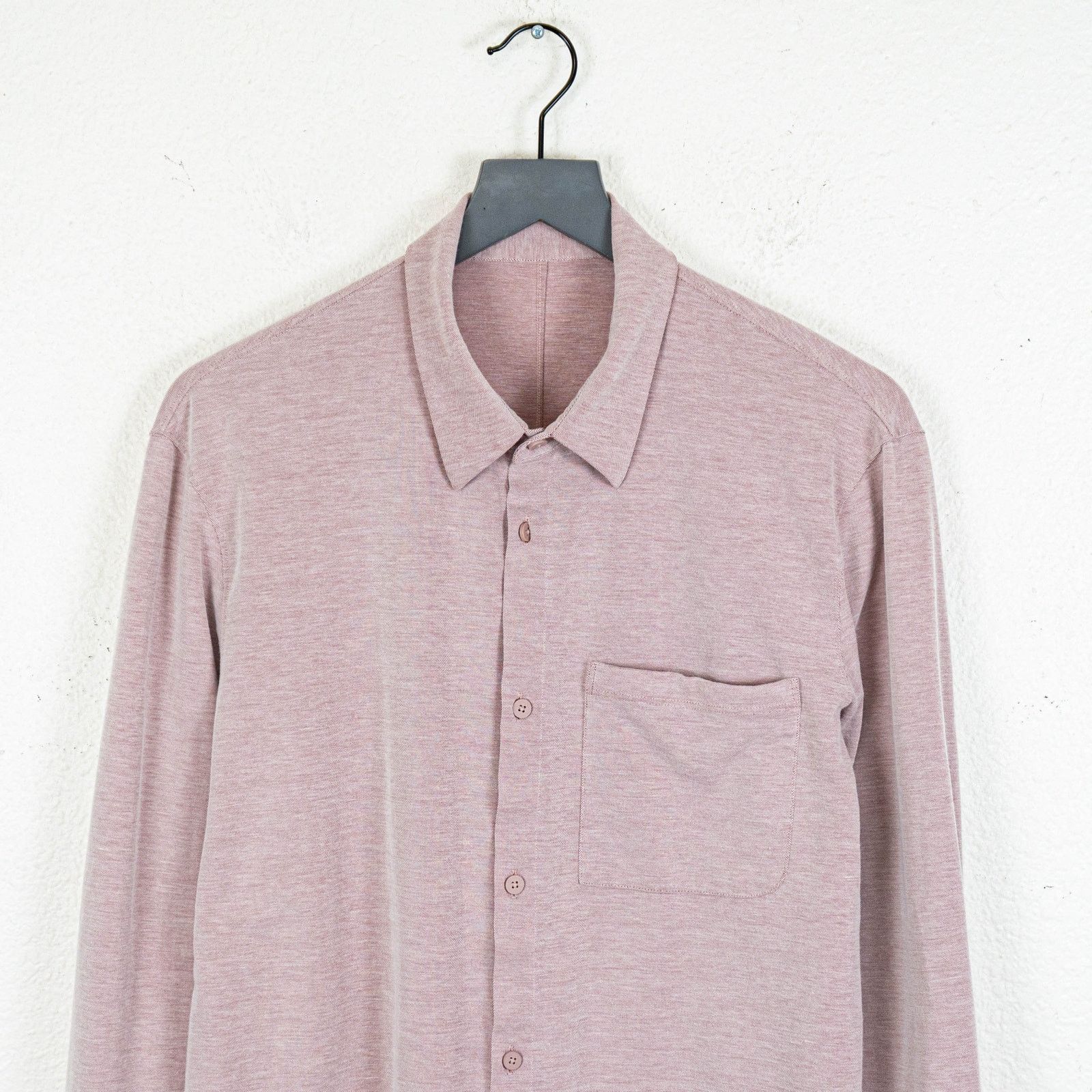 Lululemon Lululemon Commission Long Sheeve Shirt button up Brier Rose Size US L / EU 52-54 / 3 - 2 Thumbnail