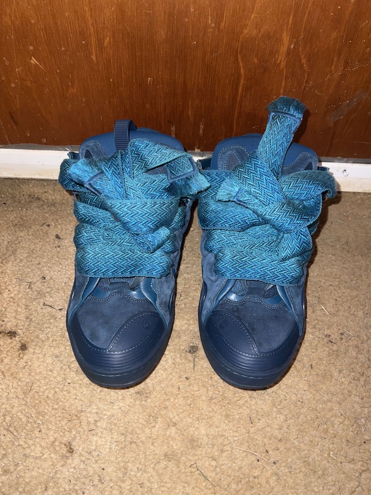 Lanvin Lanvin LEATHER CURB SNEAKERS Size US 10 / EU 43 - 3 Thumbnail